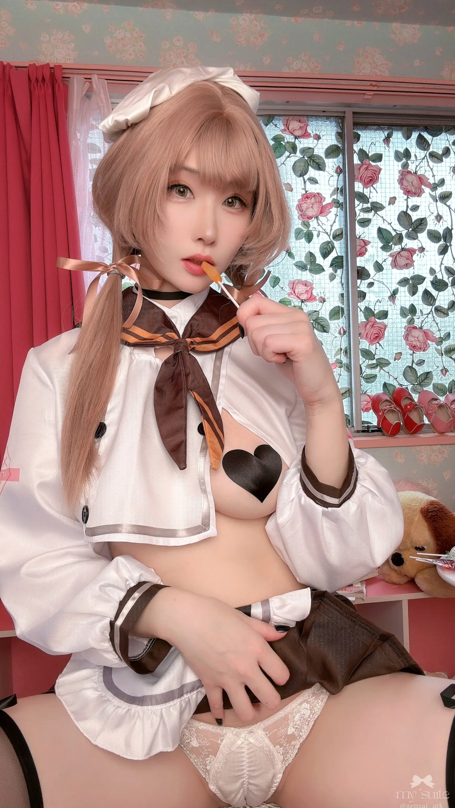 (Cosplay) [my suite] Atsuki あつき - Valentine Bready 2026 [235P] 情人节大尺度女仆装黑丝诱惑写真