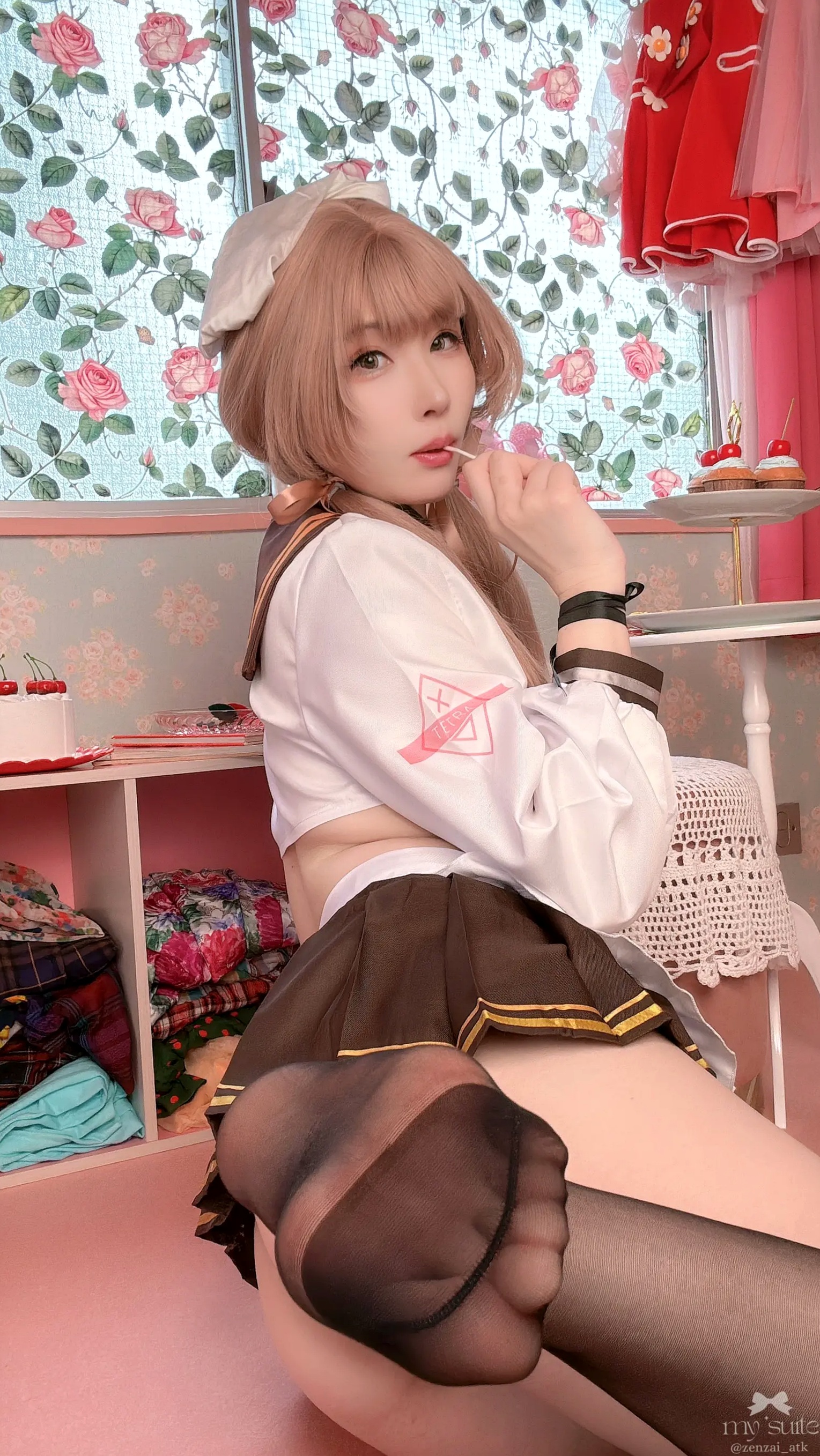 (Cosplay) [my suite] Atsuki あつき - Valentine Bready 2026 [235P] 情人节大尺度女仆装黑丝诱惑写真