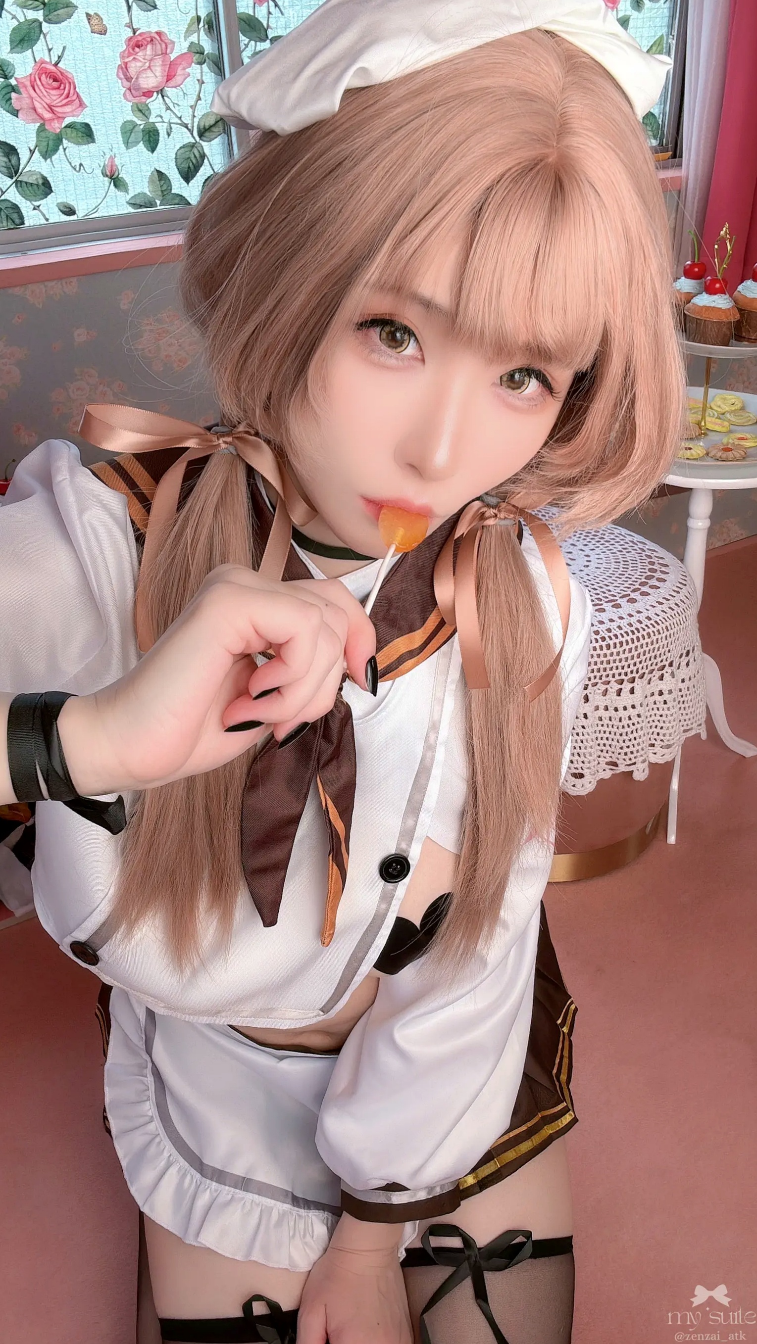 (Cosplay) [my suite] Atsuki あつき - Valentine Bready 2026 [235P] 情人节大尺度女仆装黑丝诱惑写真