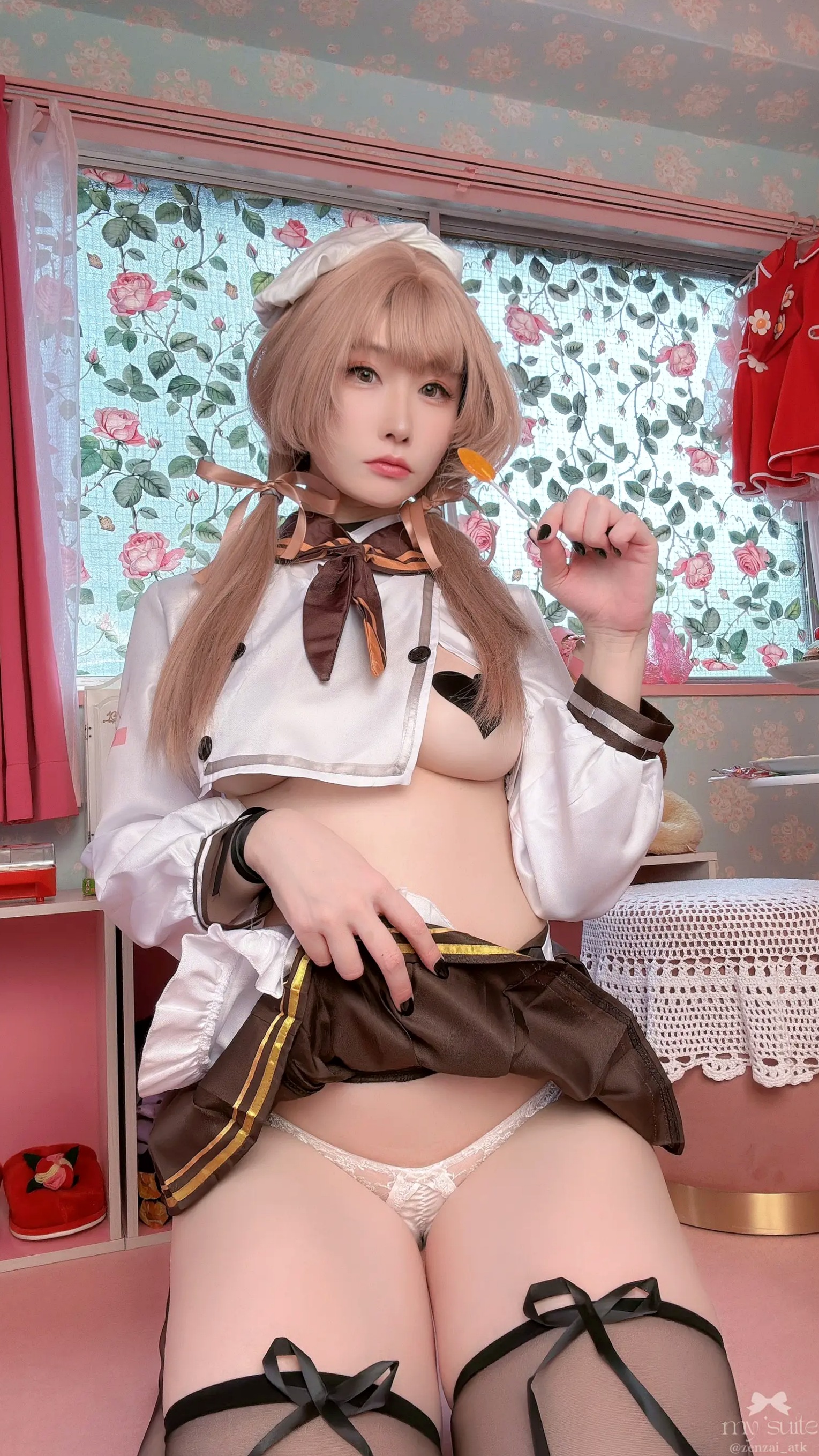 (Cosplay) [my suite] Atsuki あつき - Valentine Bready 2026 [235P] 情人节大尺度女仆装黑丝诱惑写真