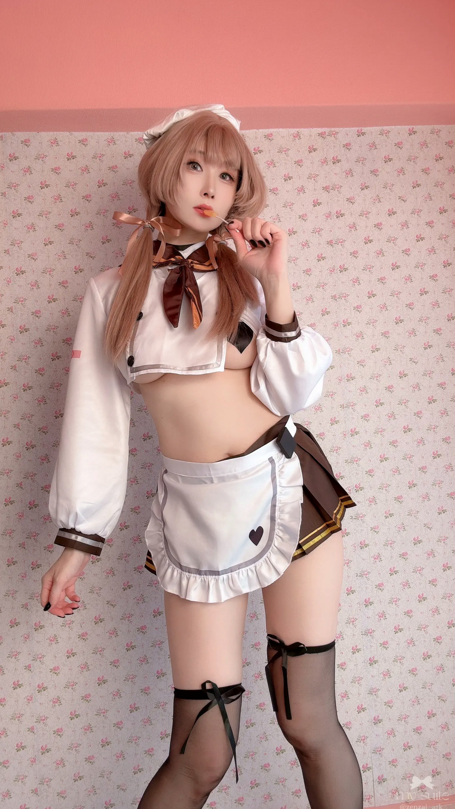 (Cosplay) [my suite] Atsuki あつき - Valentine Bready 2026 [235P] 情人节大尺度女仆装黑丝诱惑写真