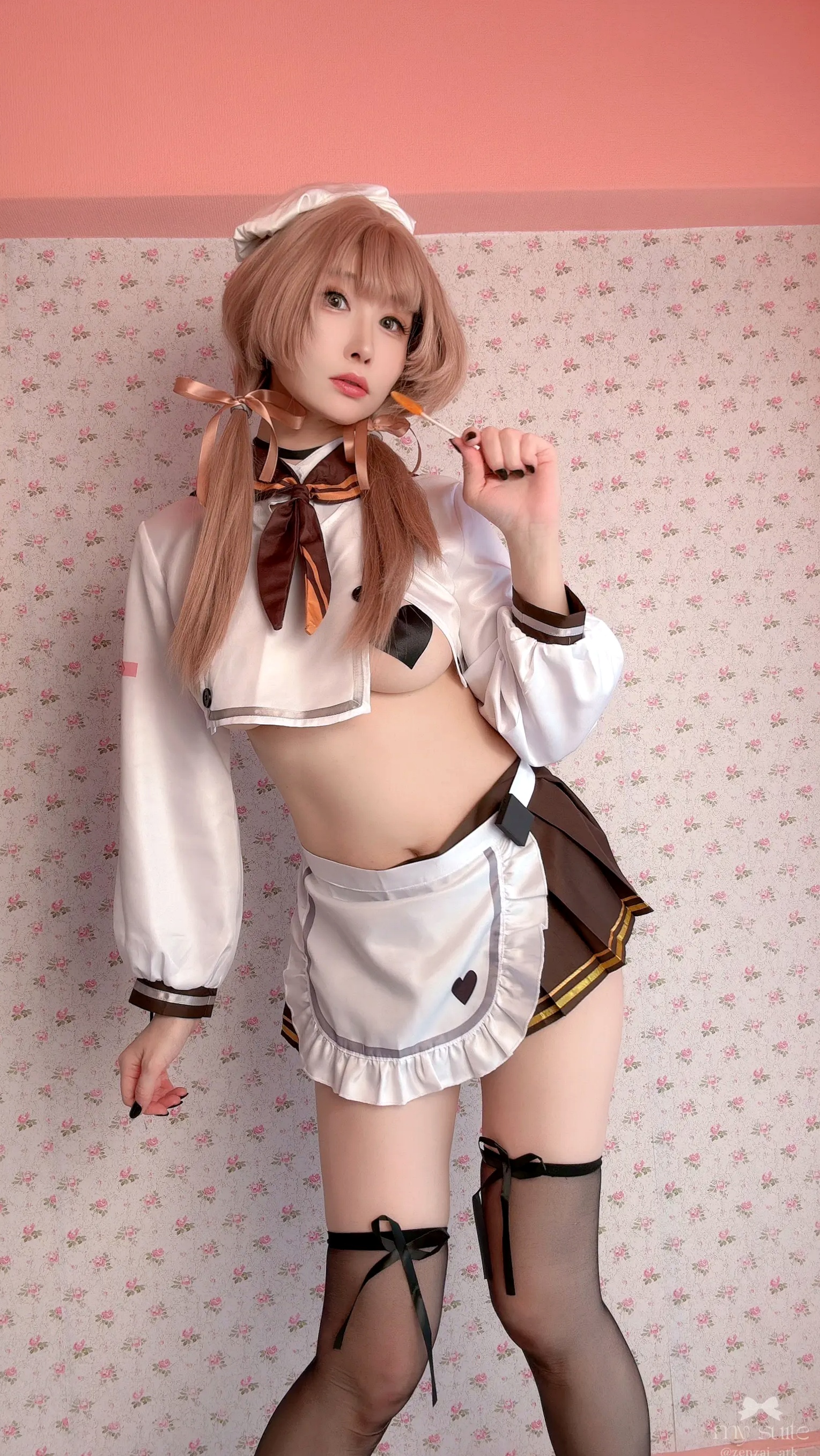 (Cosplay) [my suite] Atsuki あつき - Valentine Bready 2026 [235P] 情人节大尺度女仆装黑丝诱惑写真