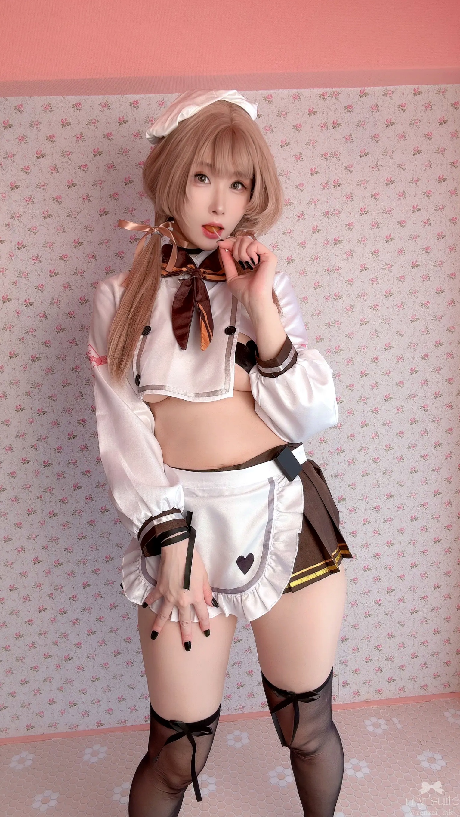 (Cosplay) [my suite] Atsuki あつき - Valentine Bready 2026 [235P] 情人节大尺度女仆装黑丝诱惑写真
