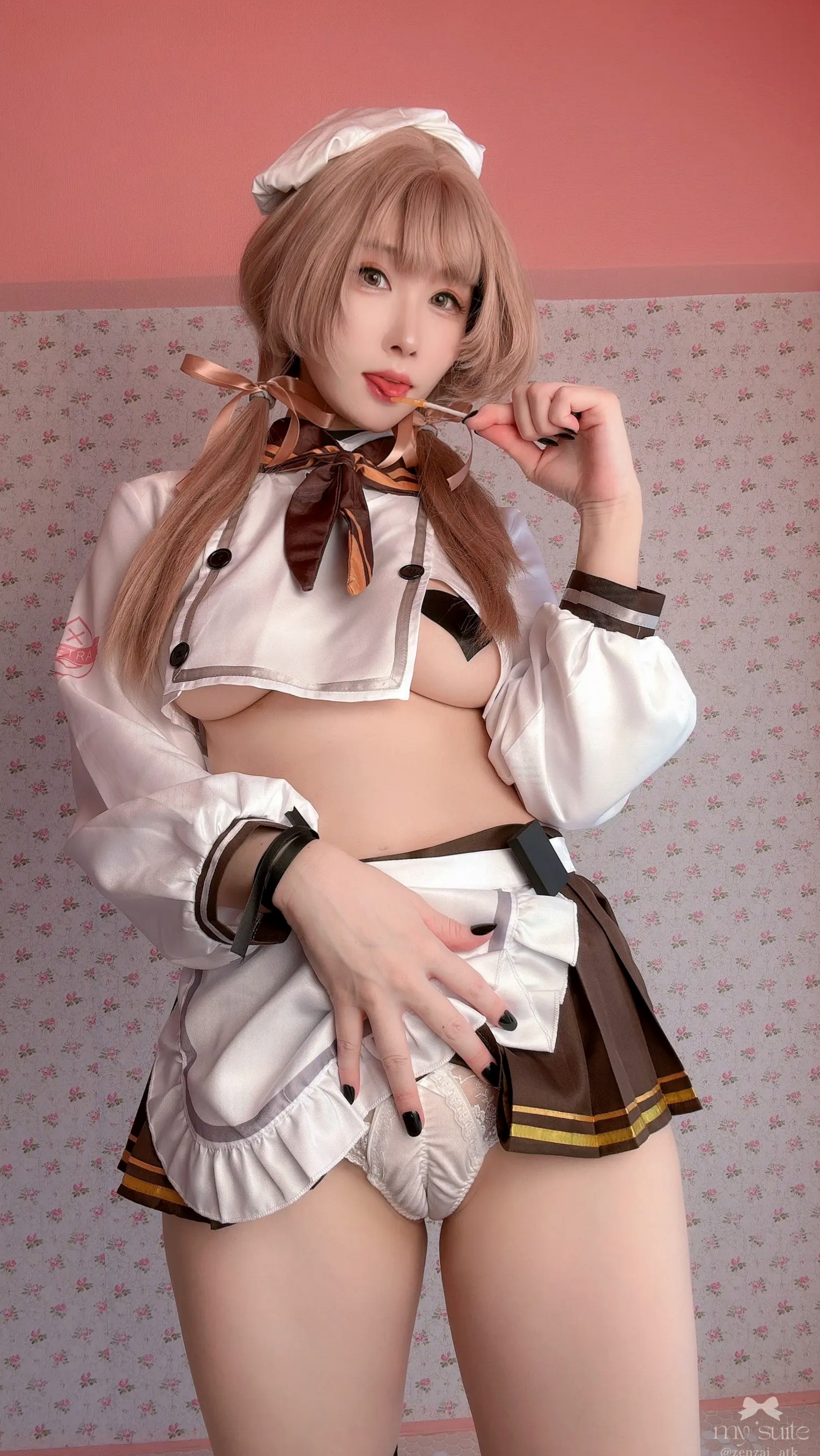 (Cosplay) [my suite] Atsuki あつき - Valentine Bready 2026 [235P] 情人节大尺度女仆装黑丝诱惑写真