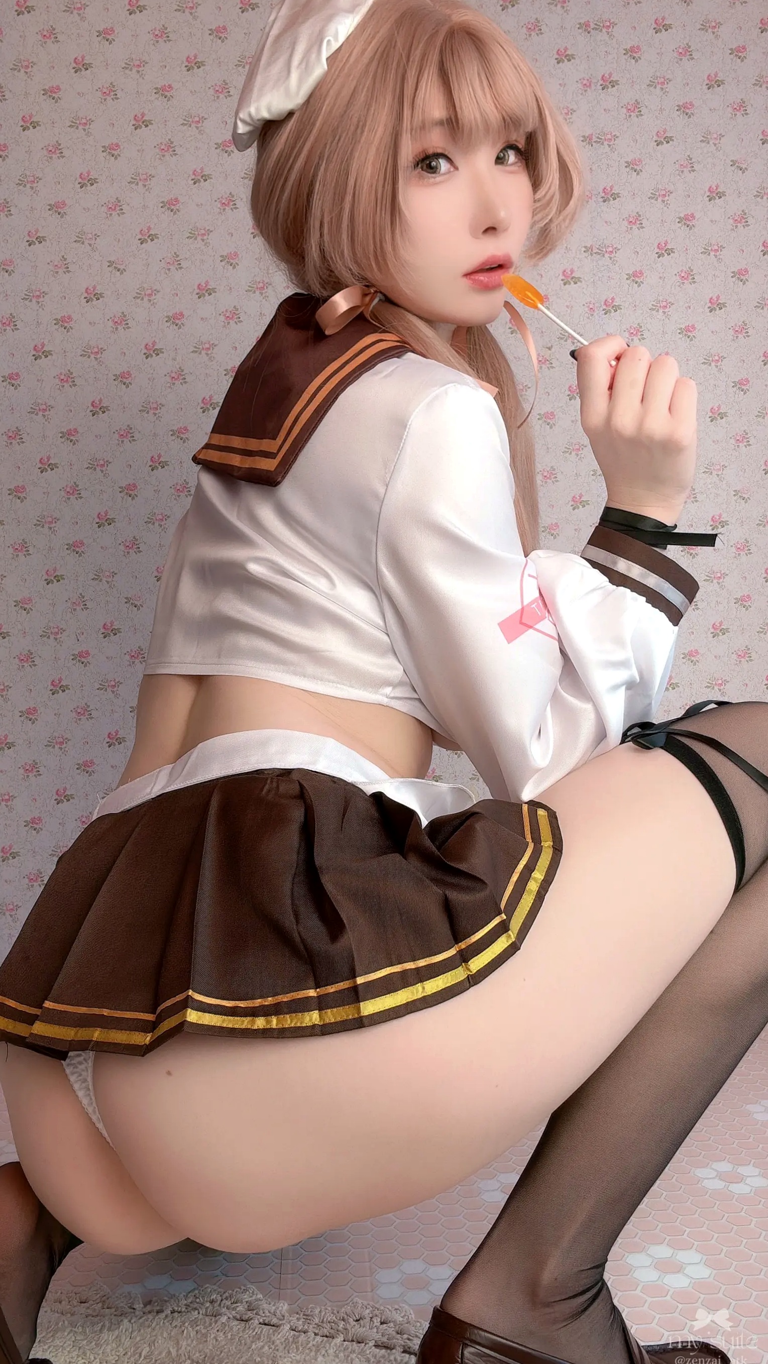 (Cosplay) [my suite] Atsuki あつき - Valentine Bready 2026 [235P] 情人节大尺度女仆装黑丝诱惑写真