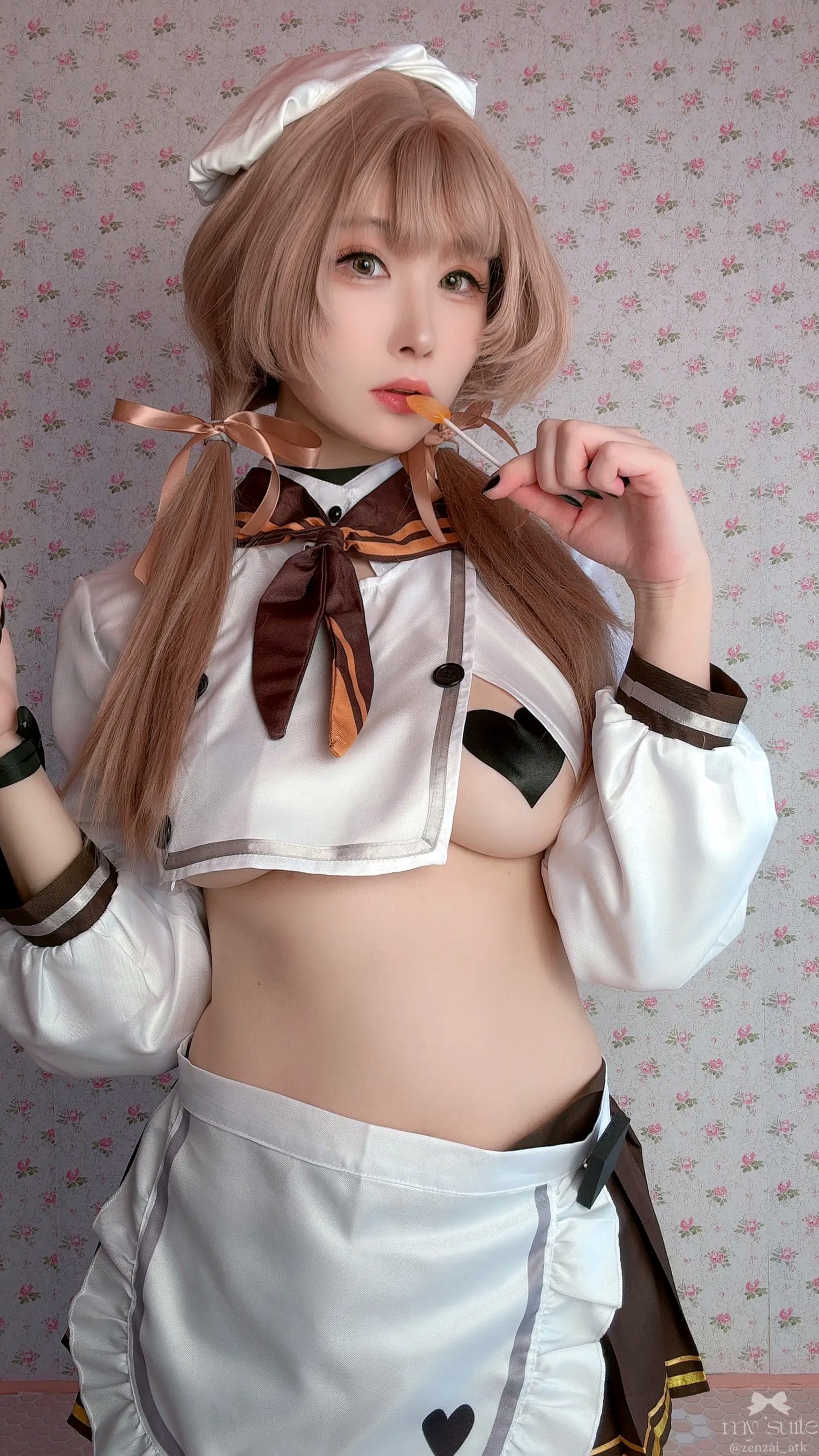 (Cosplay) [my suite] Atsuki あつき - Valentine Bready 2026 [235P] 情人节大尺度女仆装黑丝诱惑写真