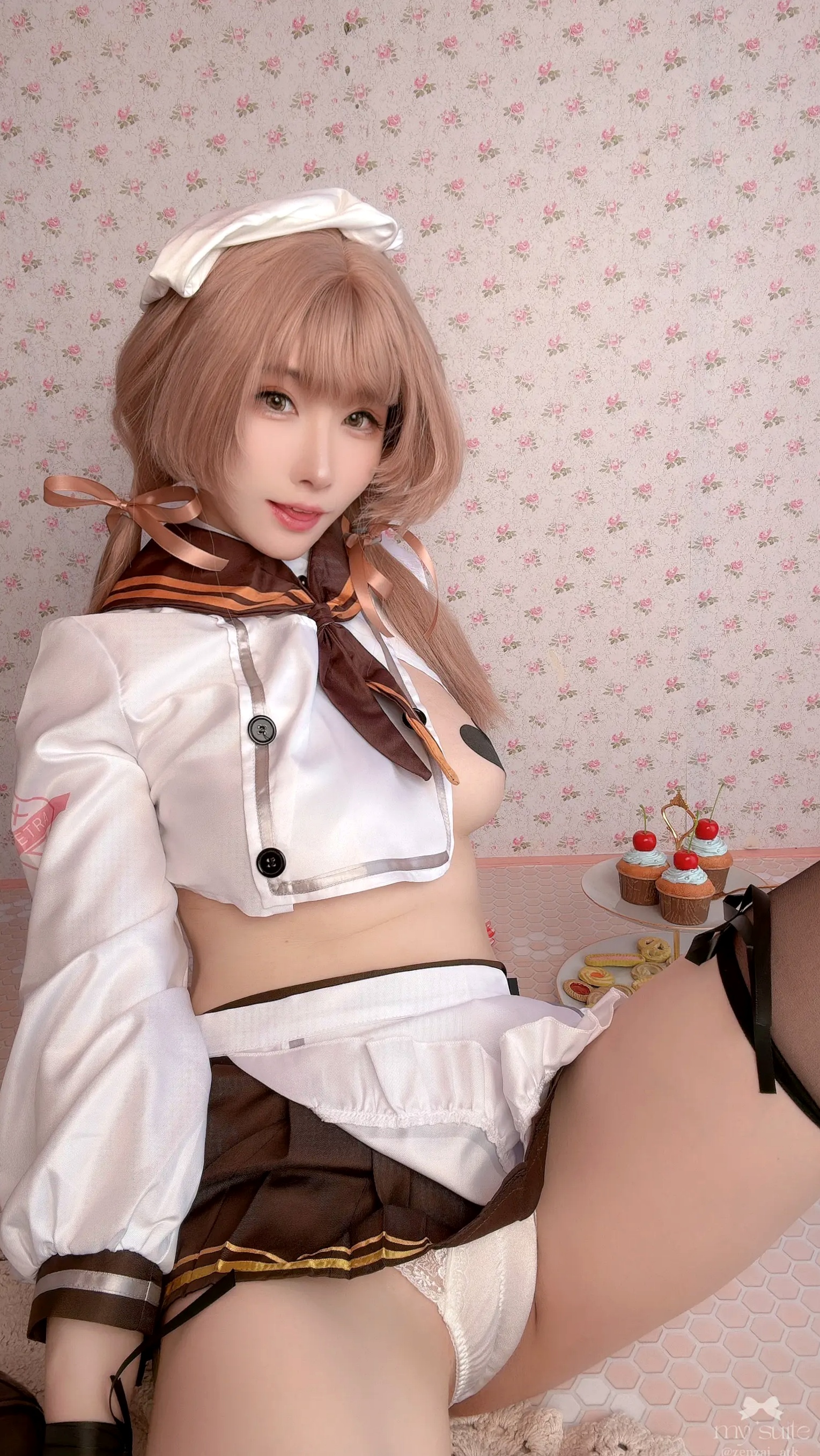 (Cosplay) [my suite] Atsuki あつき - Valentine Bready 2026 [235P] 情人节大尺度女仆装黑丝诱惑写真
