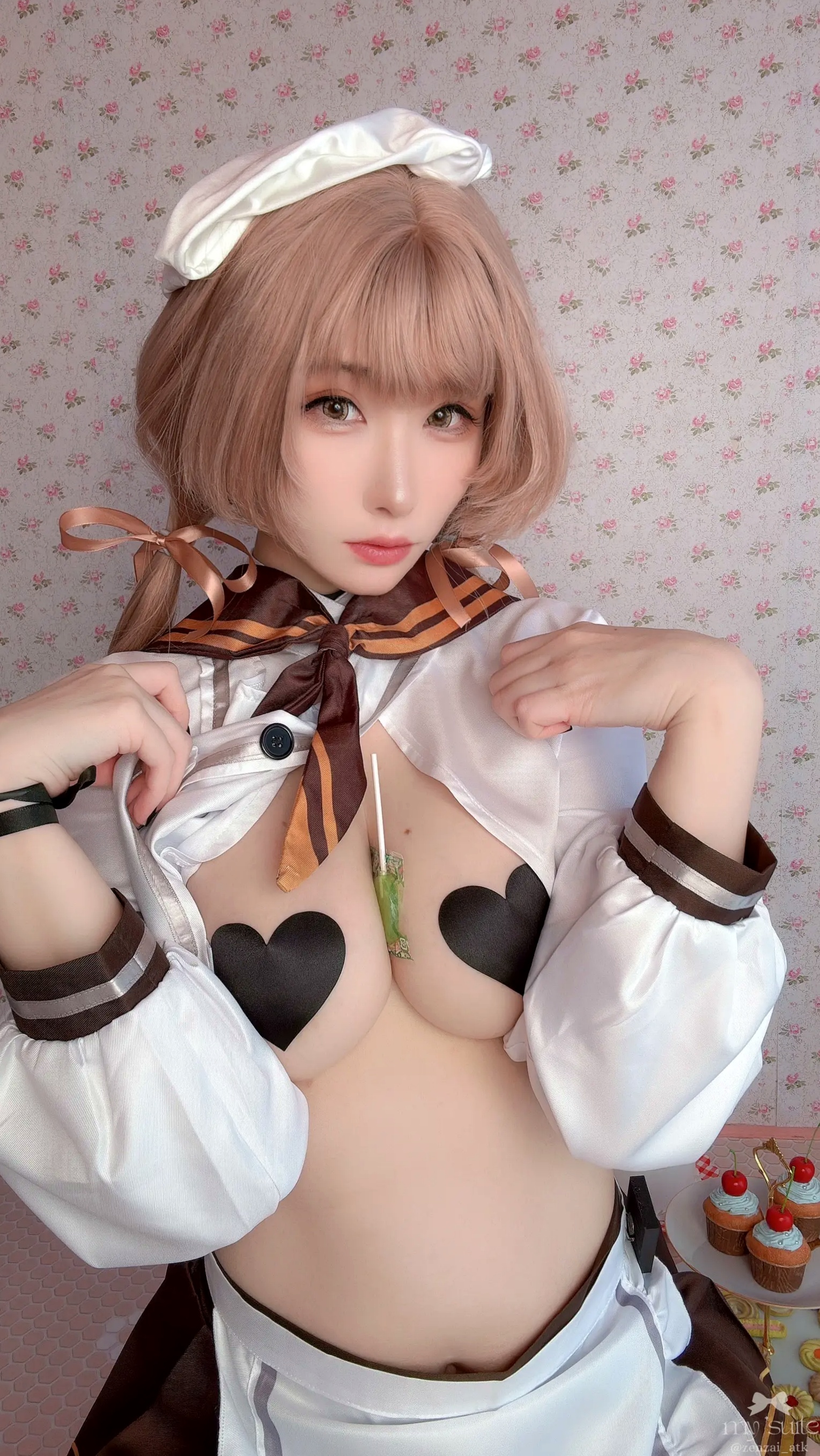 (Cosplay) [my suite] Atsuki あつき - Valentine Bready 2026 [235P] 情人节大尺度女仆装黑丝诱惑写真