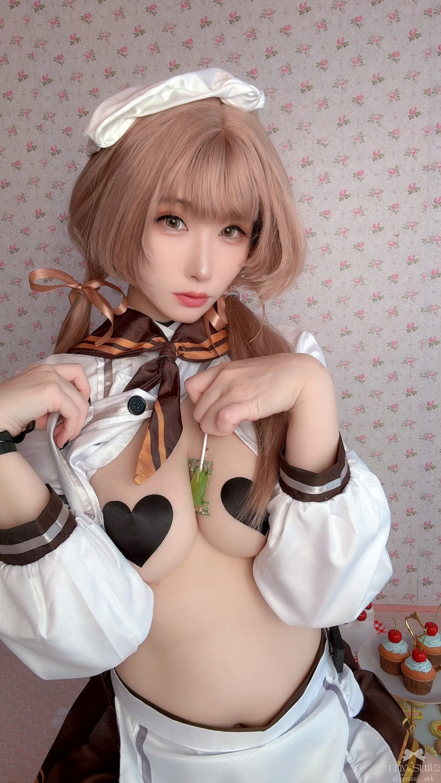 (Cosplay) [my suite] Atsuki あつき - Valentine Bready 2026 [235P] 情人节大尺度女仆装黑丝诱惑写真