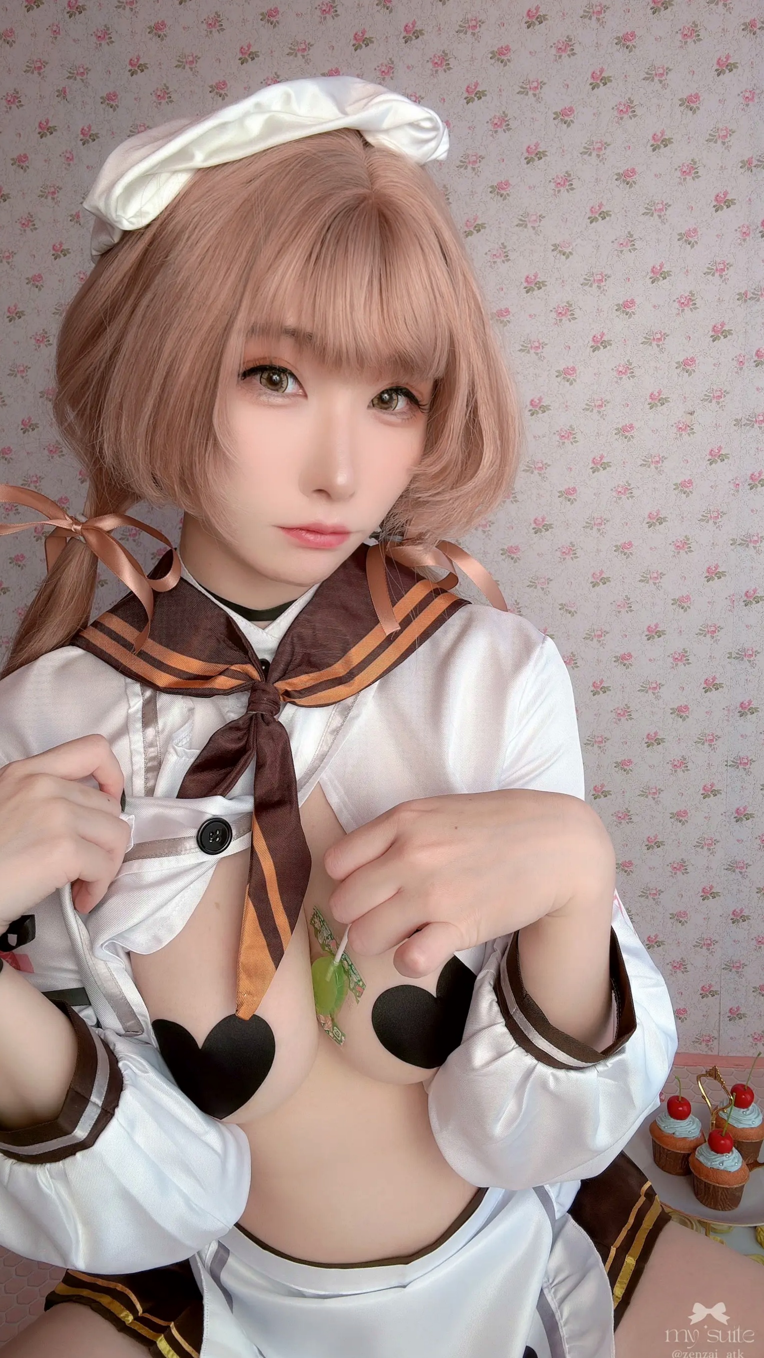 (Cosplay) [my suite] Atsuki あつき - Valentine Bready 2026 [235P] 情人节大尺度女仆装黑丝诱惑写真