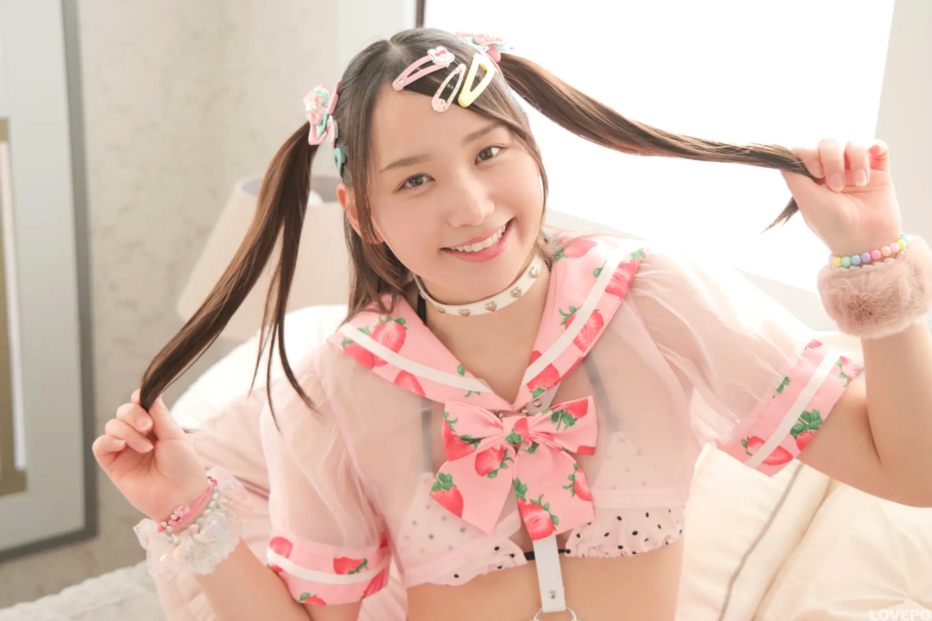 Gallery - [LOVEPOP] Ume Hyakka 百花梅 Photoset 09 粉红草莓水手服萌系性感私房写真 [99P]日本萌系内衣私房照角色扮演 女神私房照_秀色女神 - image 44