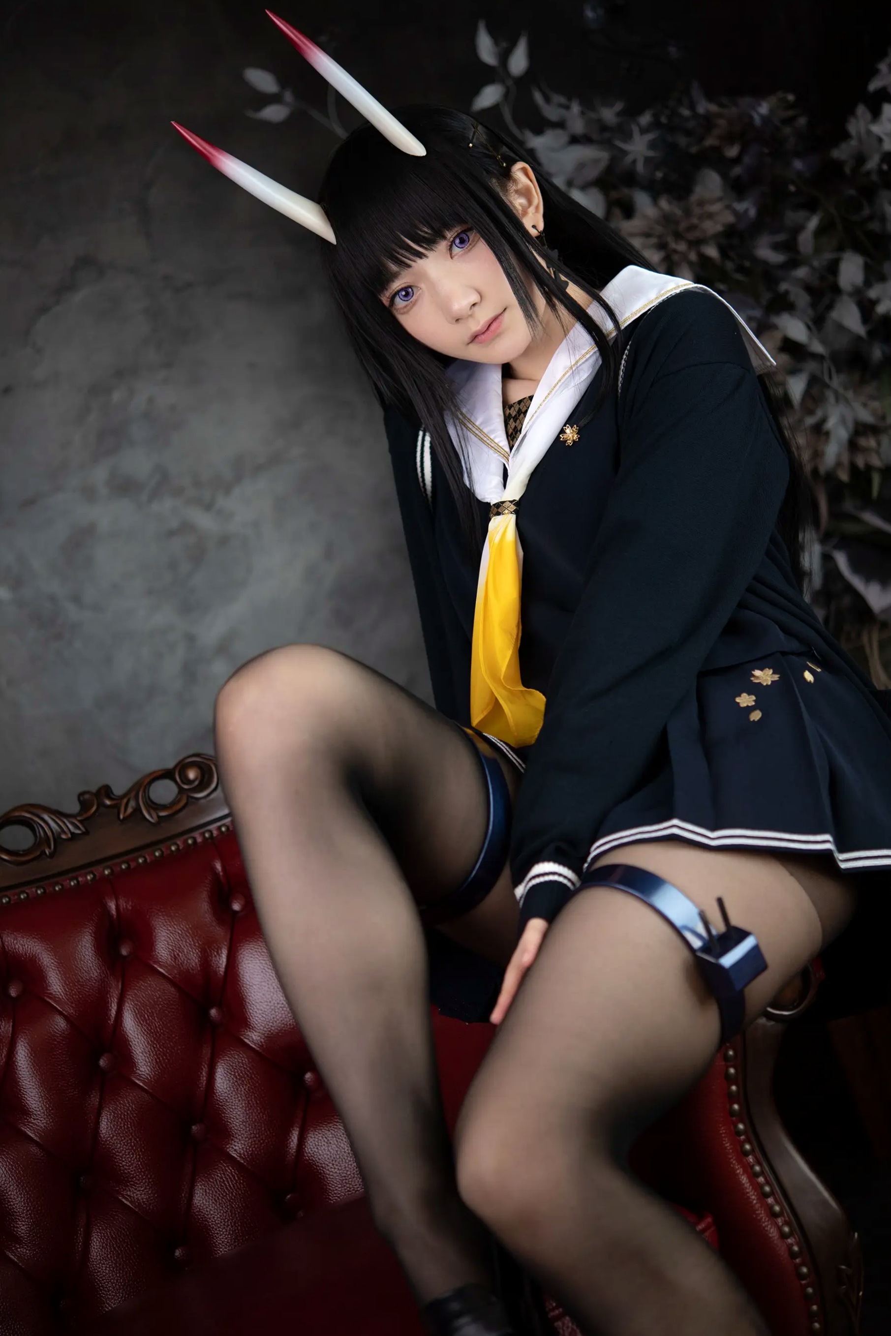 Gallery - (Cosplay) Sakurai 尊みを感じて桜井 - 本日着任、能代战力强化请求 碧蓝航线能代黑丝制服COS [186P]角色扮演黑丝制服日本美腿 女神私房照_秀色女神 - image 1