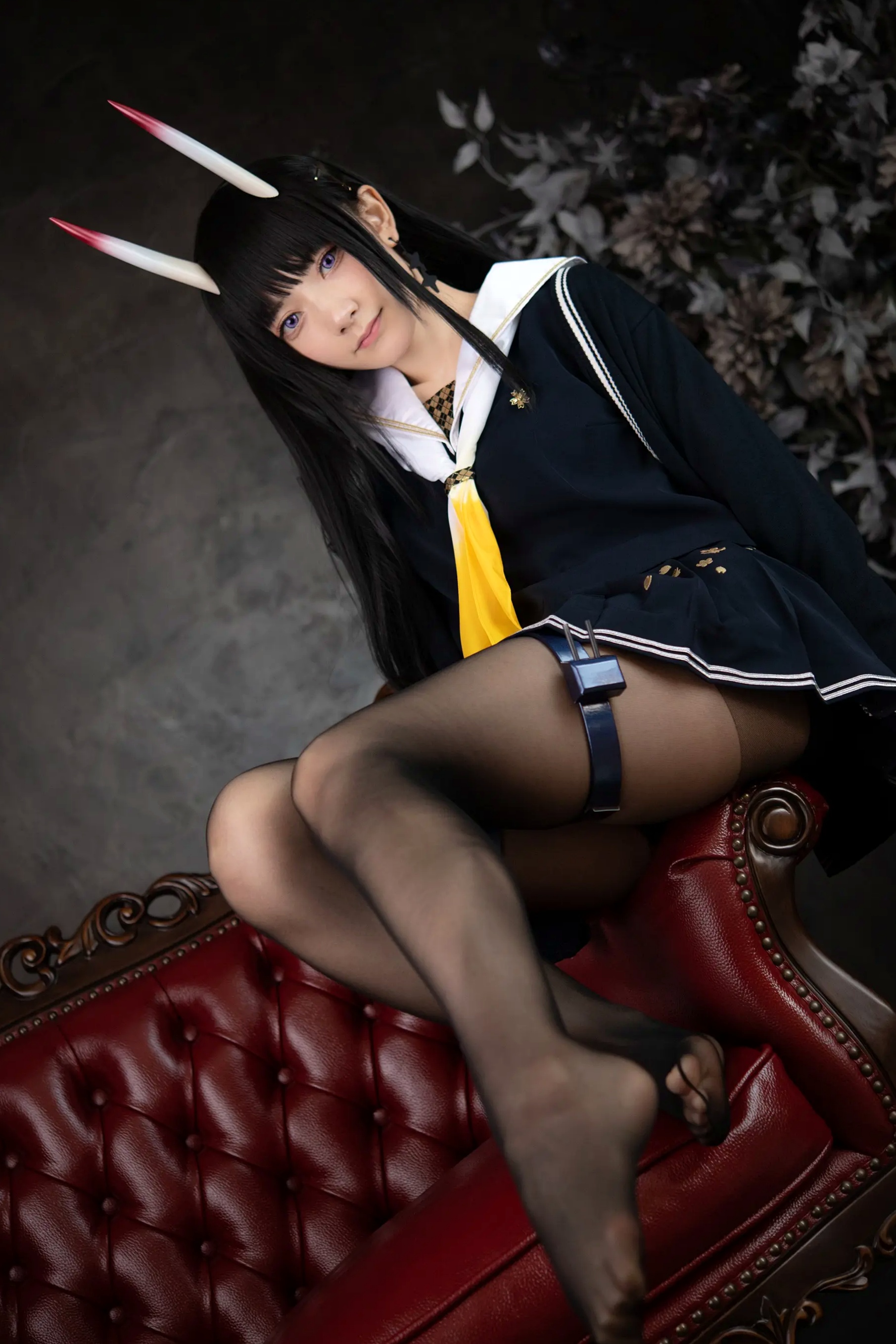 Gallery - (Cosplay) Sakurai 尊みを感じて桜井 - 本日着任、能代战力强化请求 碧蓝航线能代黑丝制服COS [186P]角色扮演黑丝制服日本美腿 女神私房照_秀色女神 - image 4