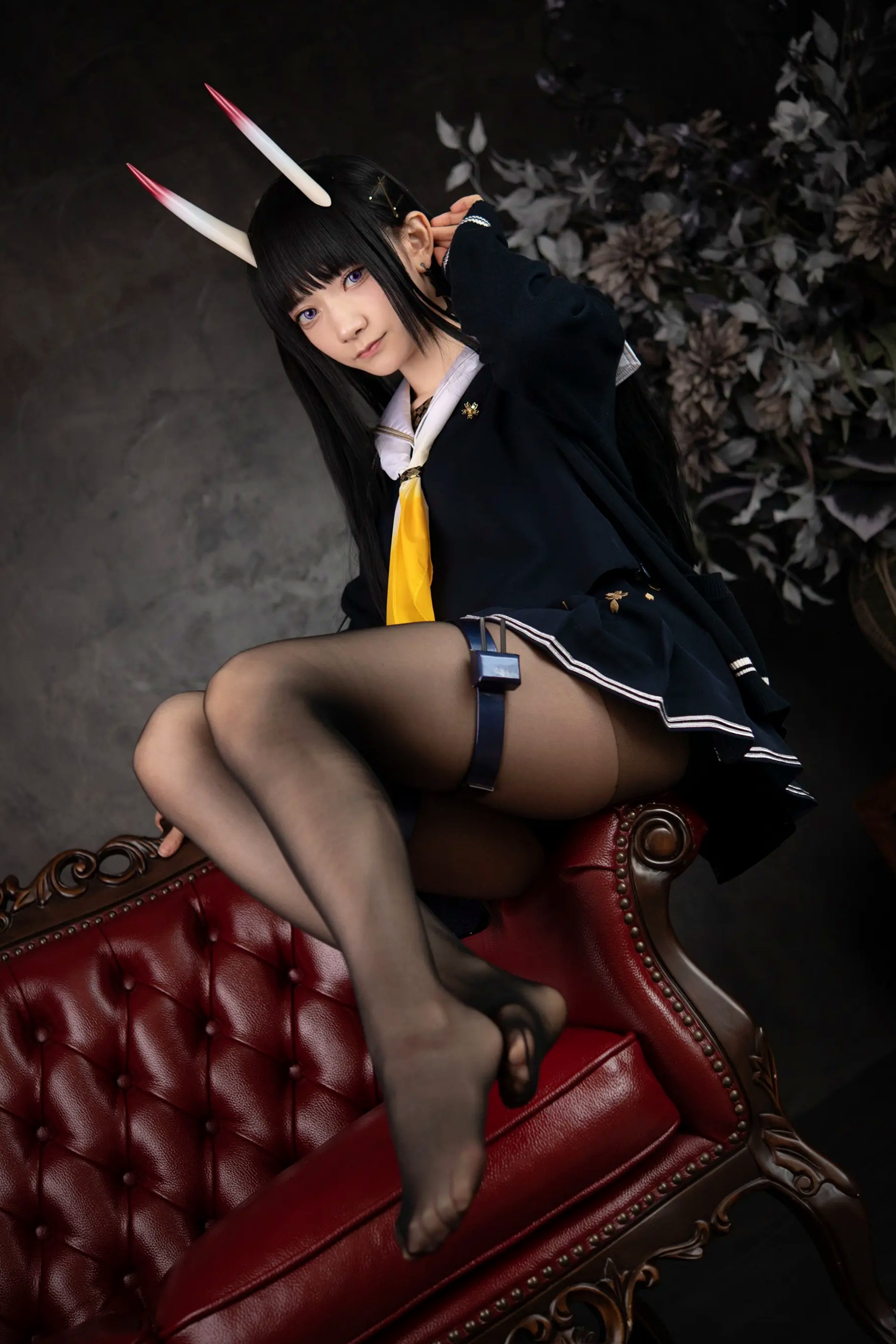 Gallery - (Cosplay) Sakurai 尊みを感じて桜井 - 本日着任、能代战力强化请求 碧蓝航线能代黑丝制服COS [186P]角色扮演黑丝制服日本美腿 女神私房照_秀色女神 - image 5