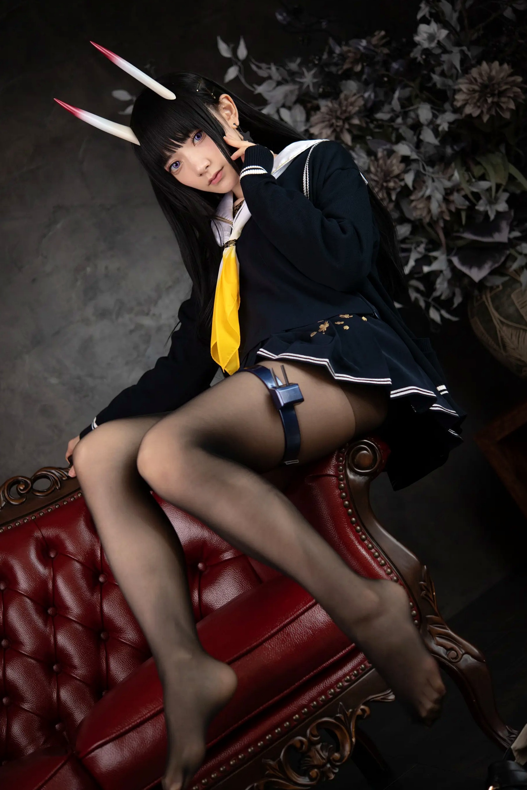 Gallery - (Cosplay) Sakurai 尊みを感じて桜井 - 本日着任、能代战力强化请求 碧蓝航线能代黑丝制服COS [186P]角色扮演黑丝制服日本美腿 女神私房照_秀色女神 - image 7