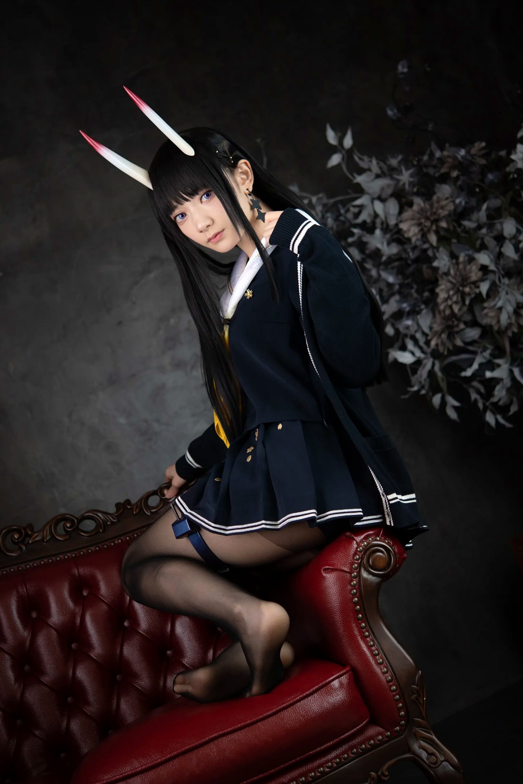 Gallery - (Cosplay) Sakurai 尊みを感じて桜井 - 本日着任、能代战力强化请求 碧蓝航线能代黑丝制服COS [186P]角色扮演黑丝制服日本美腿 女神私房照_秀色女神 - image 11