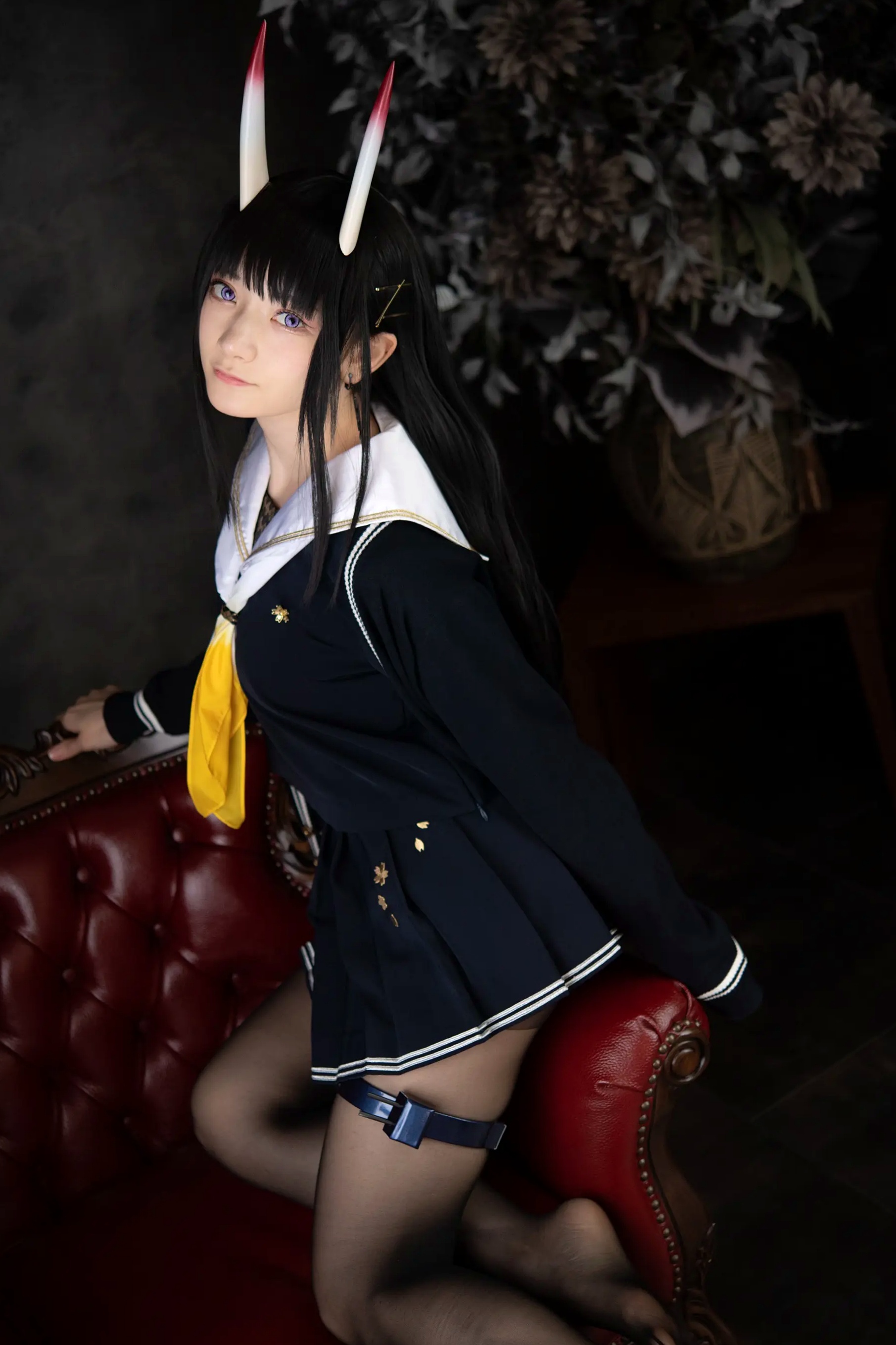Gallery - (Cosplay) Sakurai 尊みを感じて桜井 - 本日着任、能代战力强化请求 碧蓝航线能代黑丝制服COS [186P]角色扮演黑丝制服日本美腿 女神私房照_秀色女神 - image 13
