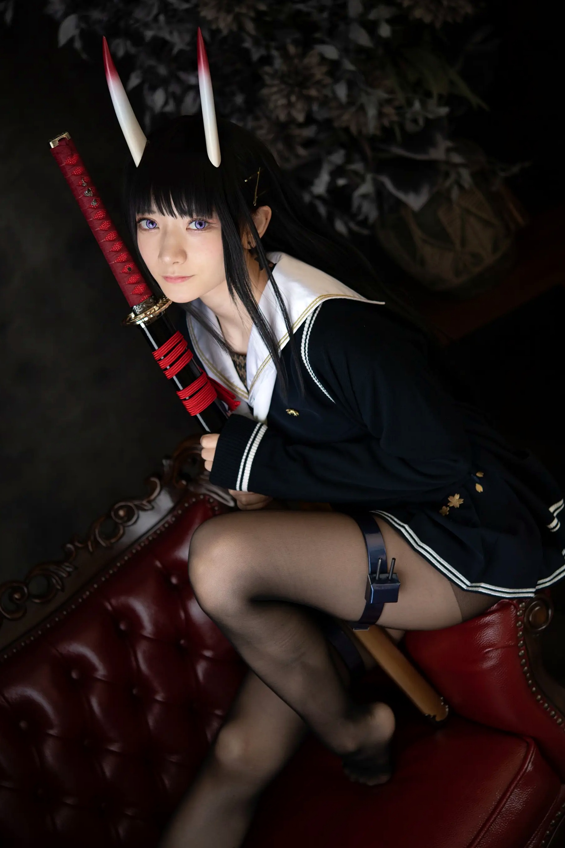 Gallery - (Cosplay) Sakurai 尊みを感じて桜井 - 本日着任、能代战力强化请求 碧蓝航线能代黑丝制服COS [186P]角色扮演黑丝制服日本美腿 女神私房照_秀色女神 - image 14