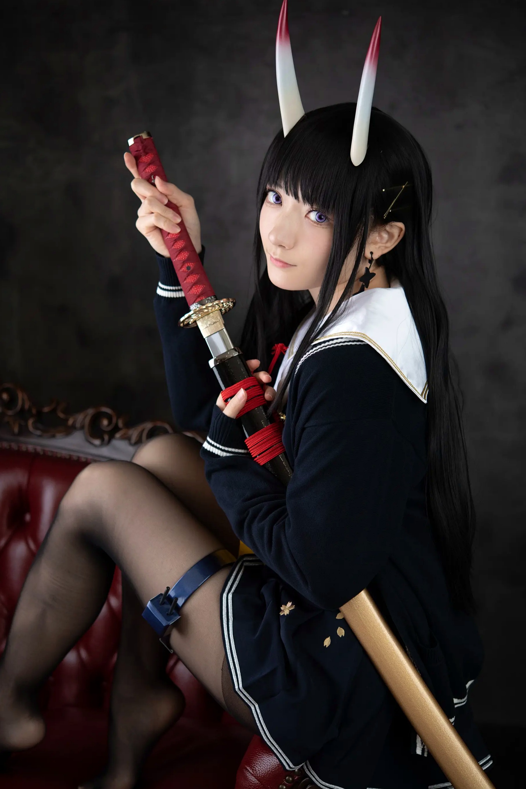 Gallery - (Cosplay) Sakurai 尊みを感じて桜井 - 本日着任、能代战力强化请求 碧蓝航线能代黑丝制服COS [186P]角色扮演黑丝制服日本美腿 女神私房照_秀色女神 - image 29