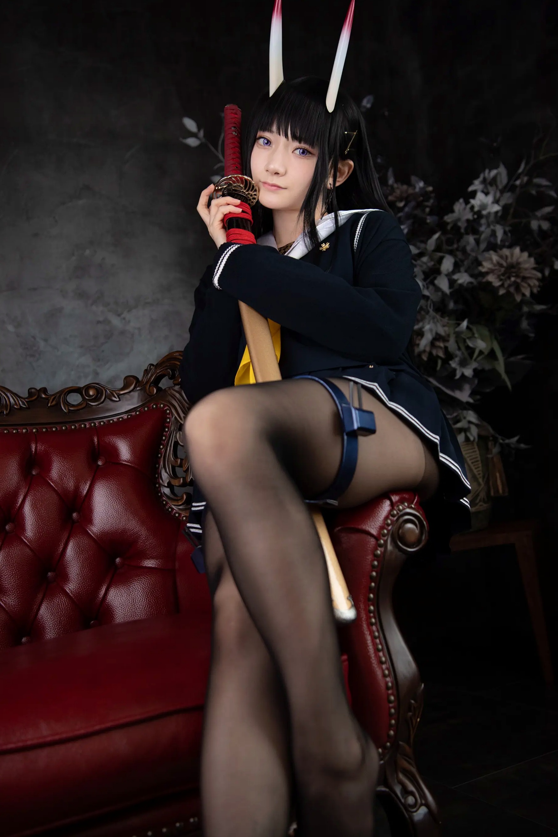 Gallery - (Cosplay) Sakurai 尊みを感じて桜井 - 本日着任、能代战力强化请求 碧蓝航线能代黑丝制服COS [186P]角色扮演黑丝制服日本美腿 女神私房照_秀色女神 - image 41