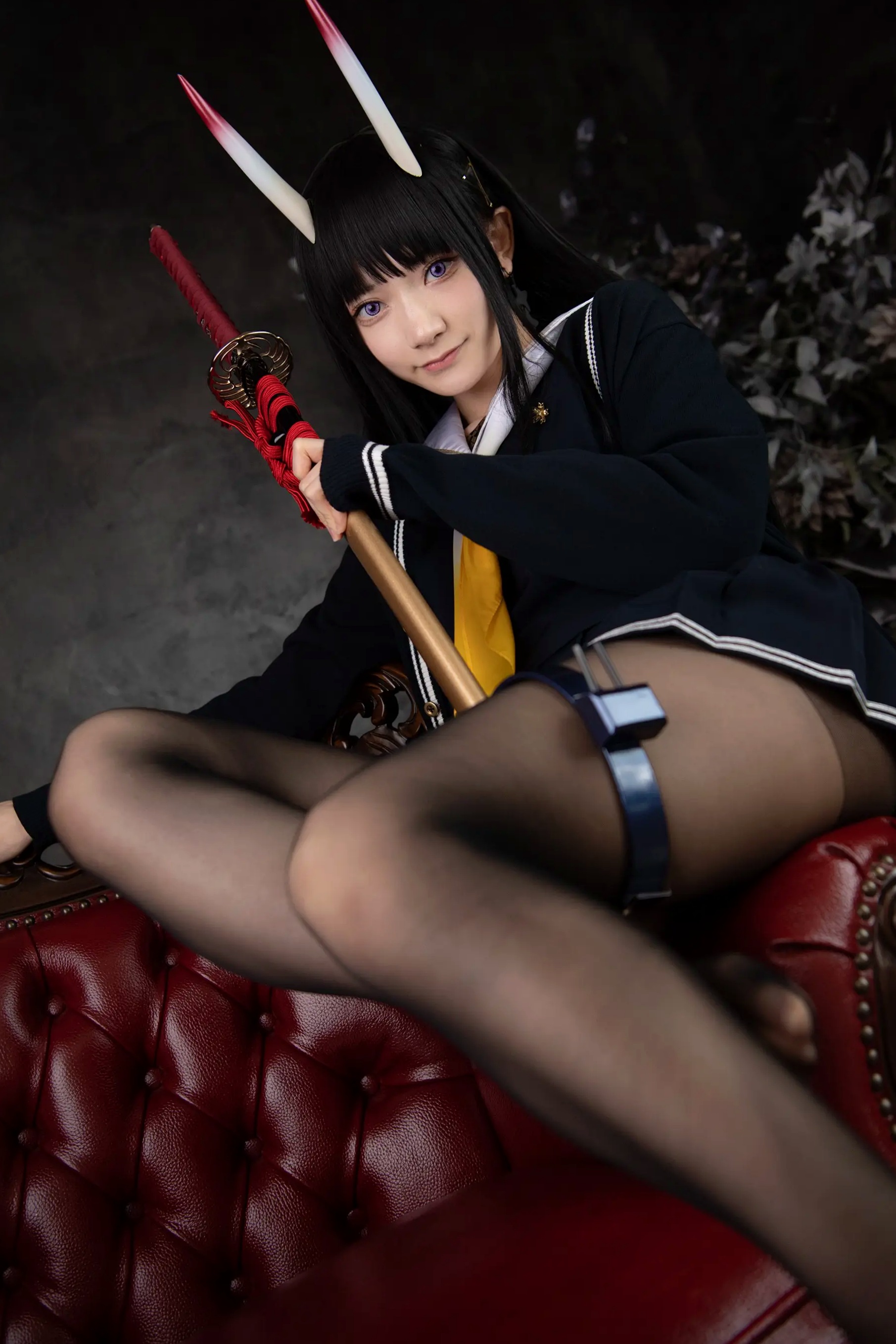 Gallery - (Cosplay) Sakurai 尊みを感じて桜井 - 本日着任、能代战力强化请求 碧蓝航线能代黑丝制服COS [186P]角色扮演黑丝制服日本美腿 女神私房照_秀色女神 - image 44