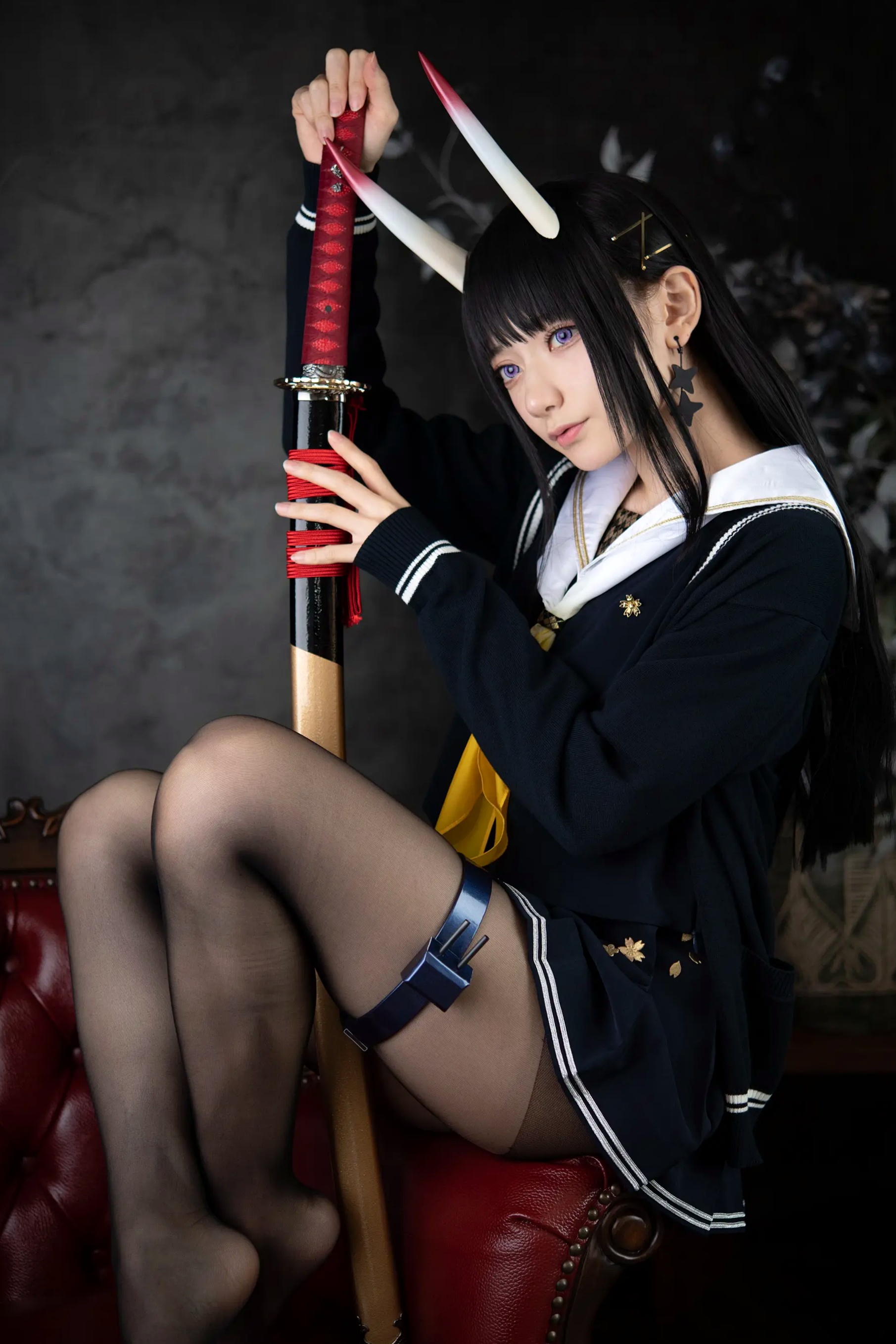 Gallery - (Cosplay) Sakurai 尊みを感じて桜井 - 本日着任、能代战力强化请求 碧蓝航线能代黑丝制服COS [186P]角色扮演黑丝制服日本美腿 女神私房照_秀色女神 - image 49