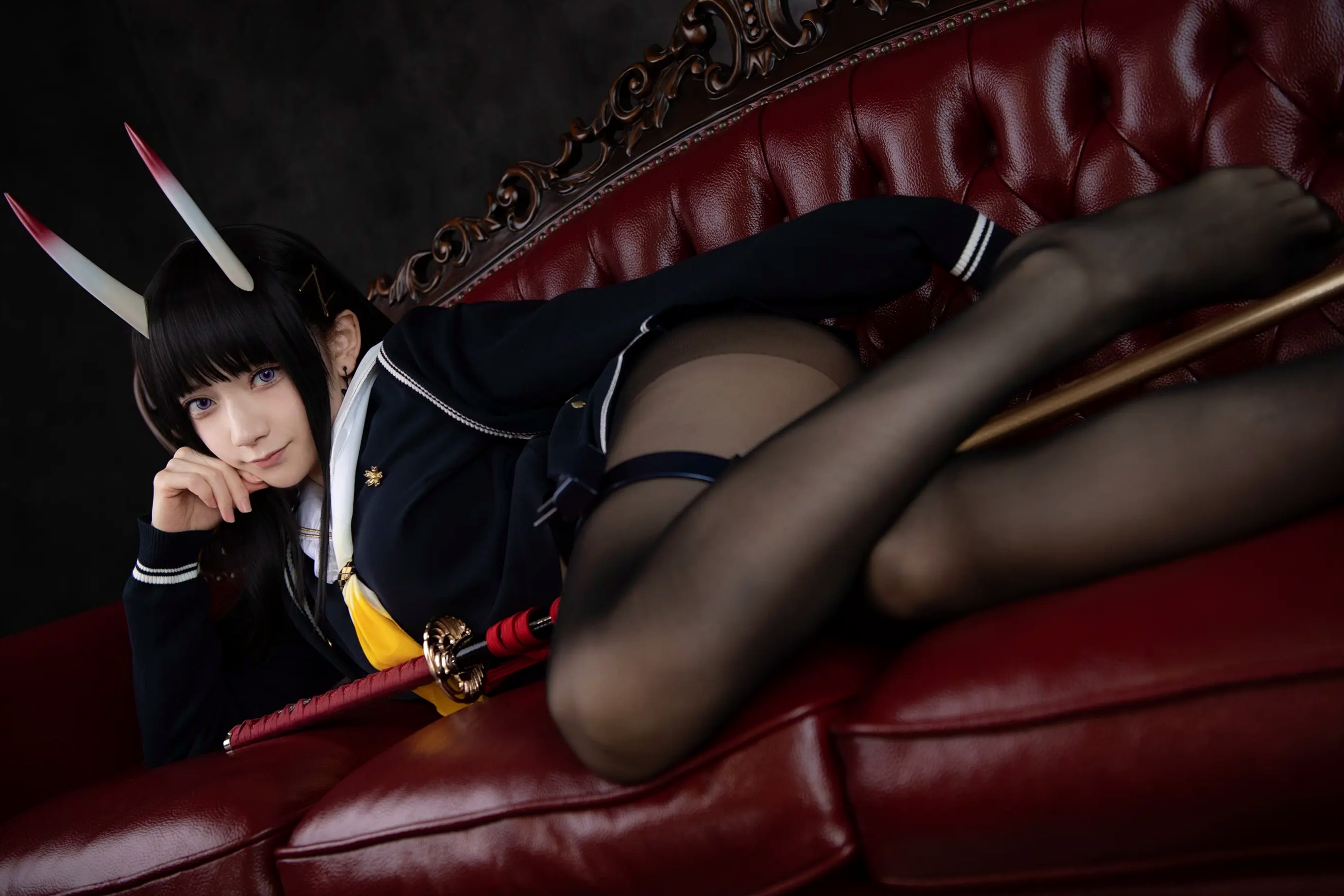 Gallery - (Cosplay) Sakurai 尊みを感じて桜井 - 本日着任、能代战力强化请求 碧蓝航线能代黑丝制服COS [186P]角色扮演黑丝制服日本美腿 女神私房照_秀色女神 - image 53