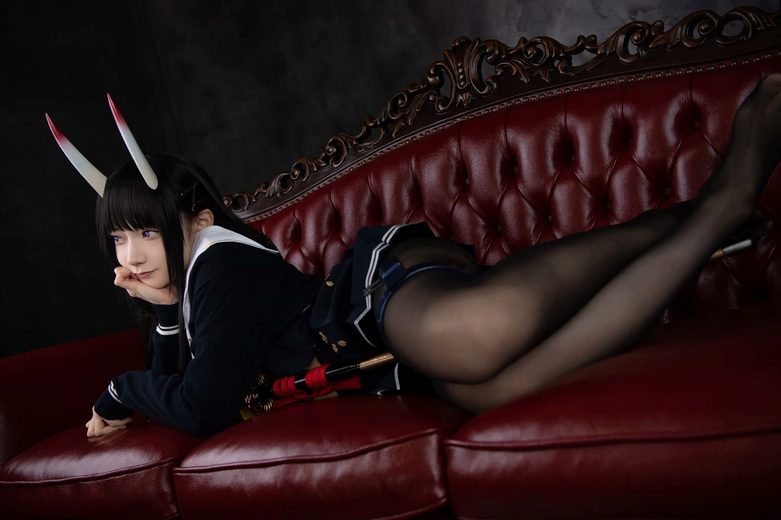 Gallery - (Cosplay) Sakurai 尊みを感じて桜井 - 本日着任、能代战力强化请求 碧蓝航线能代黑丝制服COS [186P]角色扮演黑丝制服日本美腿 女神私房照_秀色女神 - image 54