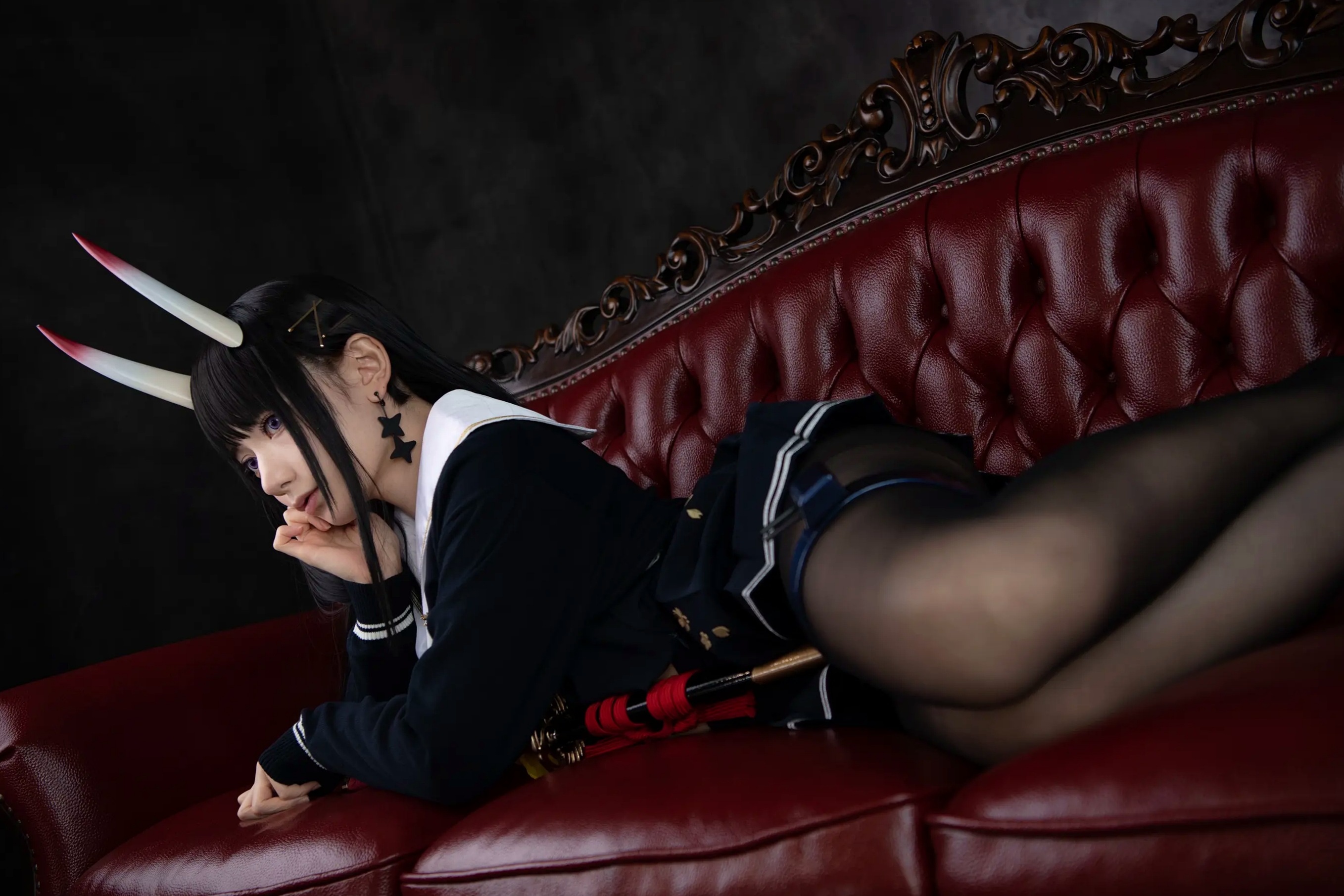 Gallery - (Cosplay) Sakurai 尊みを感じて桜井 - 本日着任、能代战力强化请求 碧蓝航线能代黑丝制服COS [186P]角色扮演黑丝制服日本美腿 女神私房照_秀色女神 - image 55