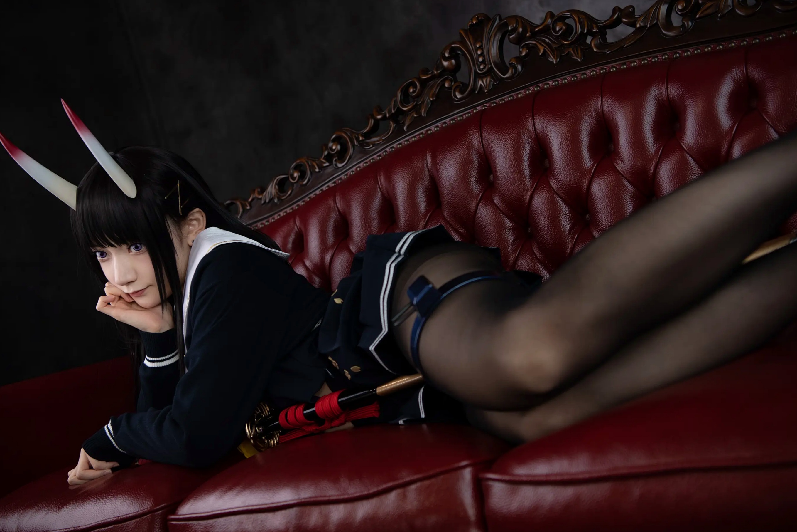 Gallery - (Cosplay) Sakurai 尊みを感じて桜井 - 本日着任、能代战力强化请求 碧蓝航线能代黑丝制服COS [186P]角色扮演黑丝制服日本美腿 女神私房照_秀色女神 - image 56