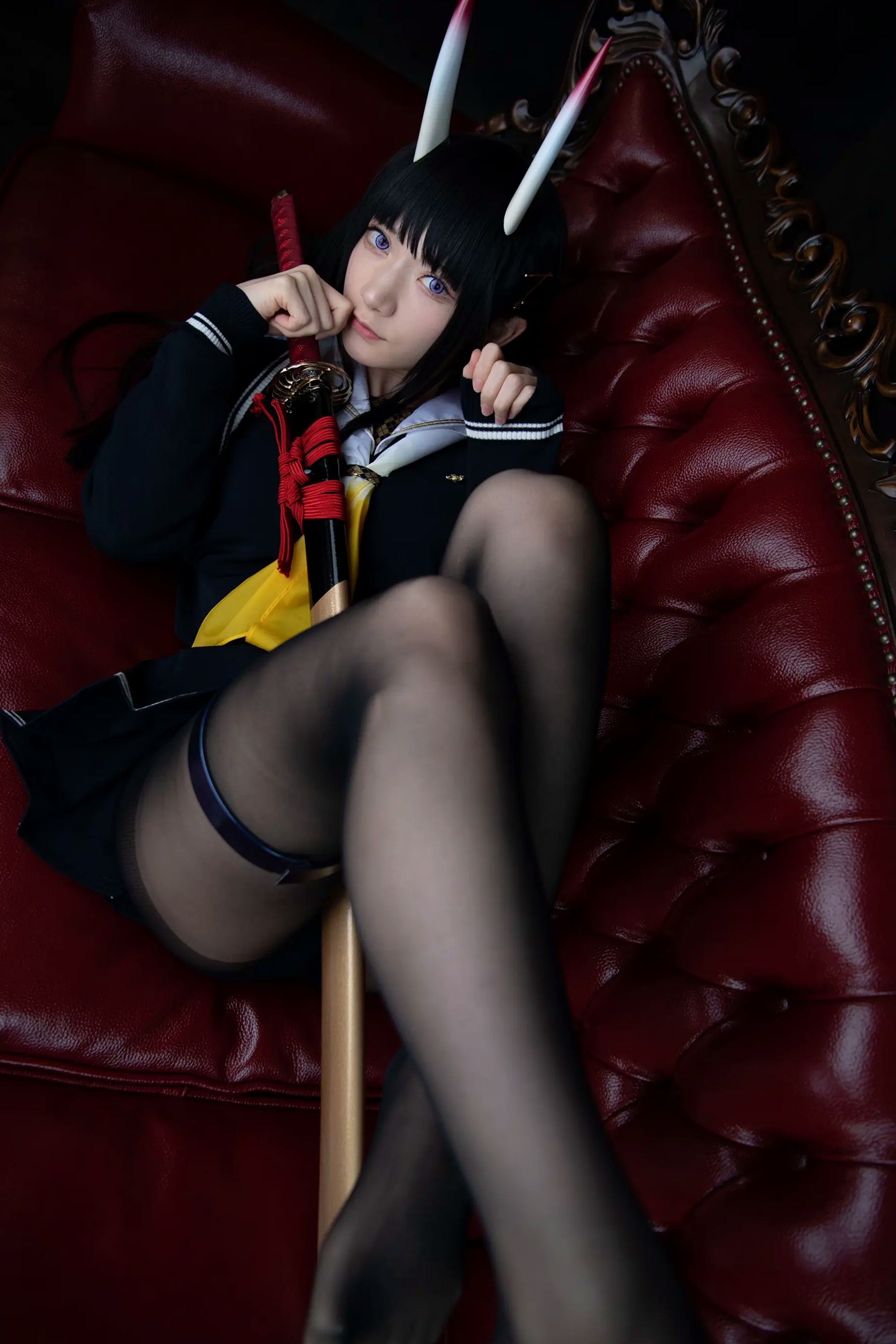 Gallery - (Cosplay) Sakurai 尊みを感じて桜井 - 本日着任、能代战力强化请求 碧蓝航线能代黑丝制服COS [186P]角色扮演黑丝制服日本美腿 女神私房照_秀色女神 - image 67