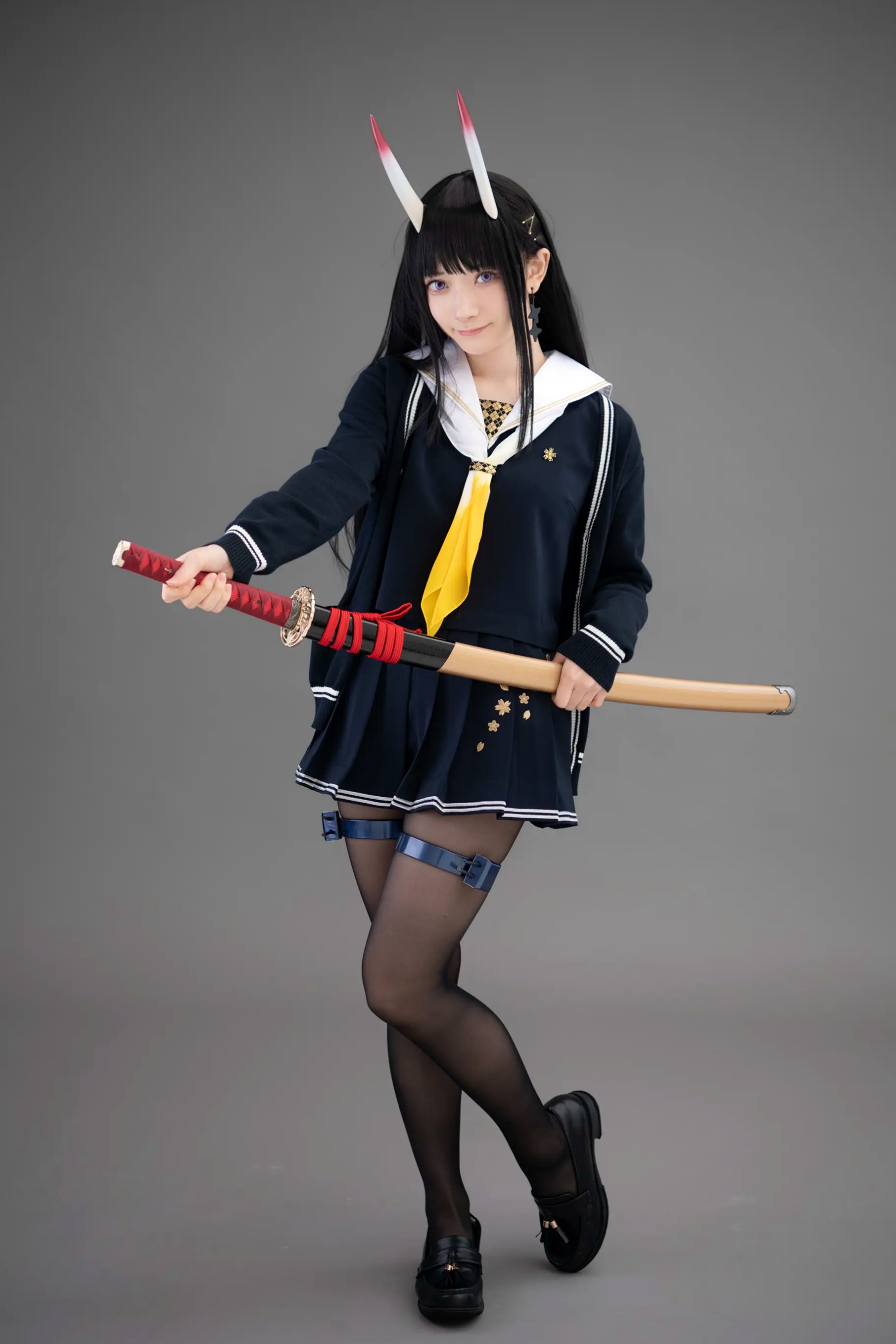 Gallery - (Cosplay) Sakurai 尊みを感じて桜井 - 本日着任、能代战力强化请求 碧蓝航线能代黑丝制服COS [186P]角色扮演黑丝制服日本美腿 女神私房照_秀色女神 - image 87