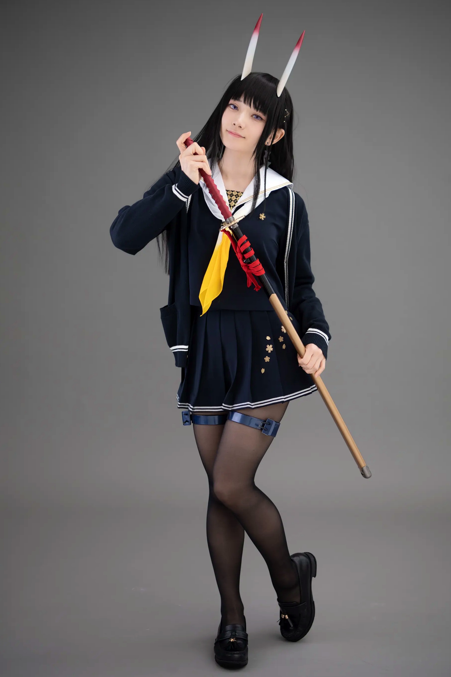 Gallery - (Cosplay) Sakurai 尊みを感じて桜井 - 本日着任、能代战力强化请求 碧蓝航线能代黑丝制服COS [186P]角色扮演黑丝制服日本美腿 女神私房照_秀色女神 - image 88