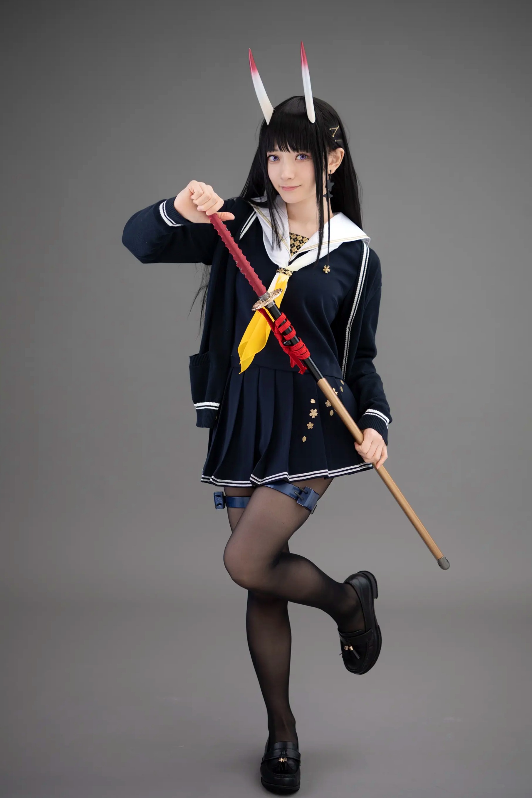 Gallery - (Cosplay) Sakurai 尊みを感じて桜井 - 本日着任、能代战力强化请求 碧蓝航线能代黑丝制服COS [186P]角色扮演黑丝制服日本美腿 女神私房照_秀色女神 - image 89