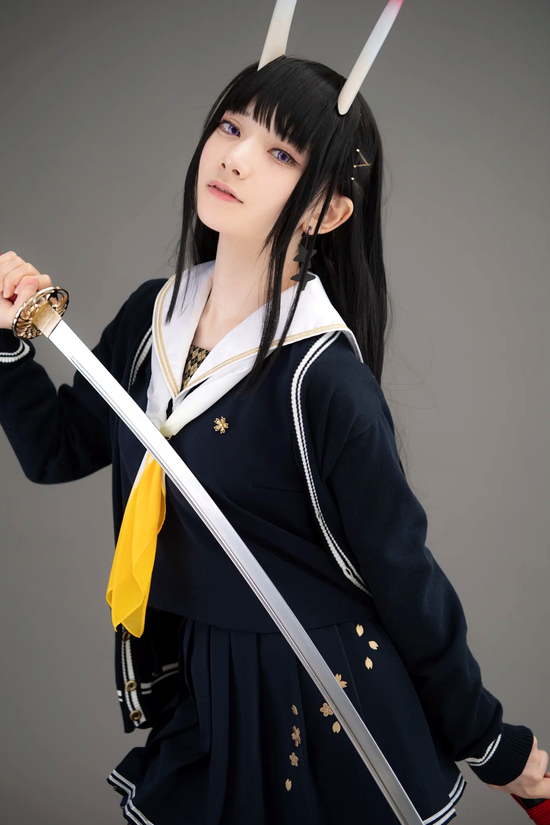 Gallery - (Cosplay) Sakurai 尊みを感じて桜井 - 本日着任、能代战力强化请求 碧蓝航线能代黑丝制服COS [186P]角色扮演黑丝制服日本美腿 女神私房照_秀色女神 - image 93