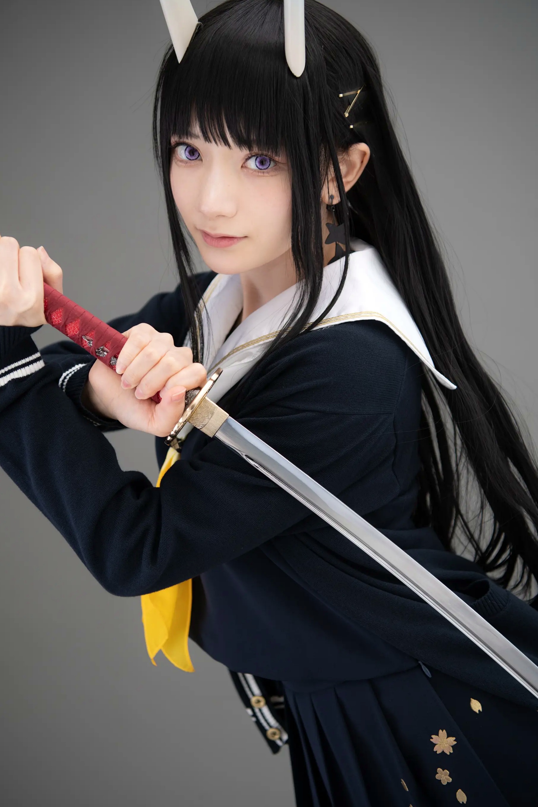 Gallery - (Cosplay) Sakurai 尊みを感じて桜井 - 本日着任、能代战力强化请求 碧蓝航线能代黑丝制服COS [186P]角色扮演黑丝制服日本美腿 女神私房照_秀色女神 - image 97