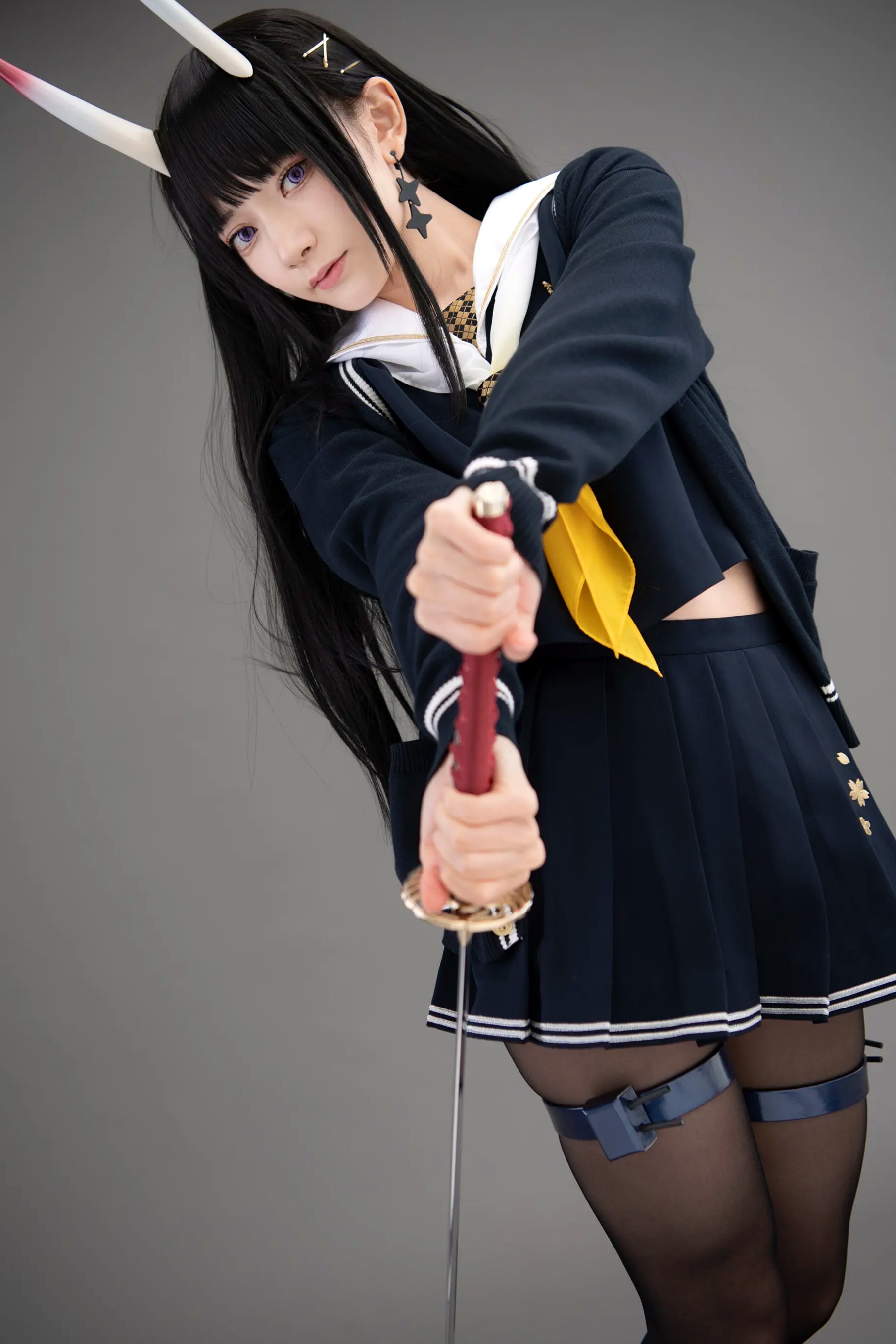 (Cosplay) Sakurai 尊みを感じて桜井 - 本日着任、能代战力强化请求 碧蓝航线能代黑丝制服COS [186P]