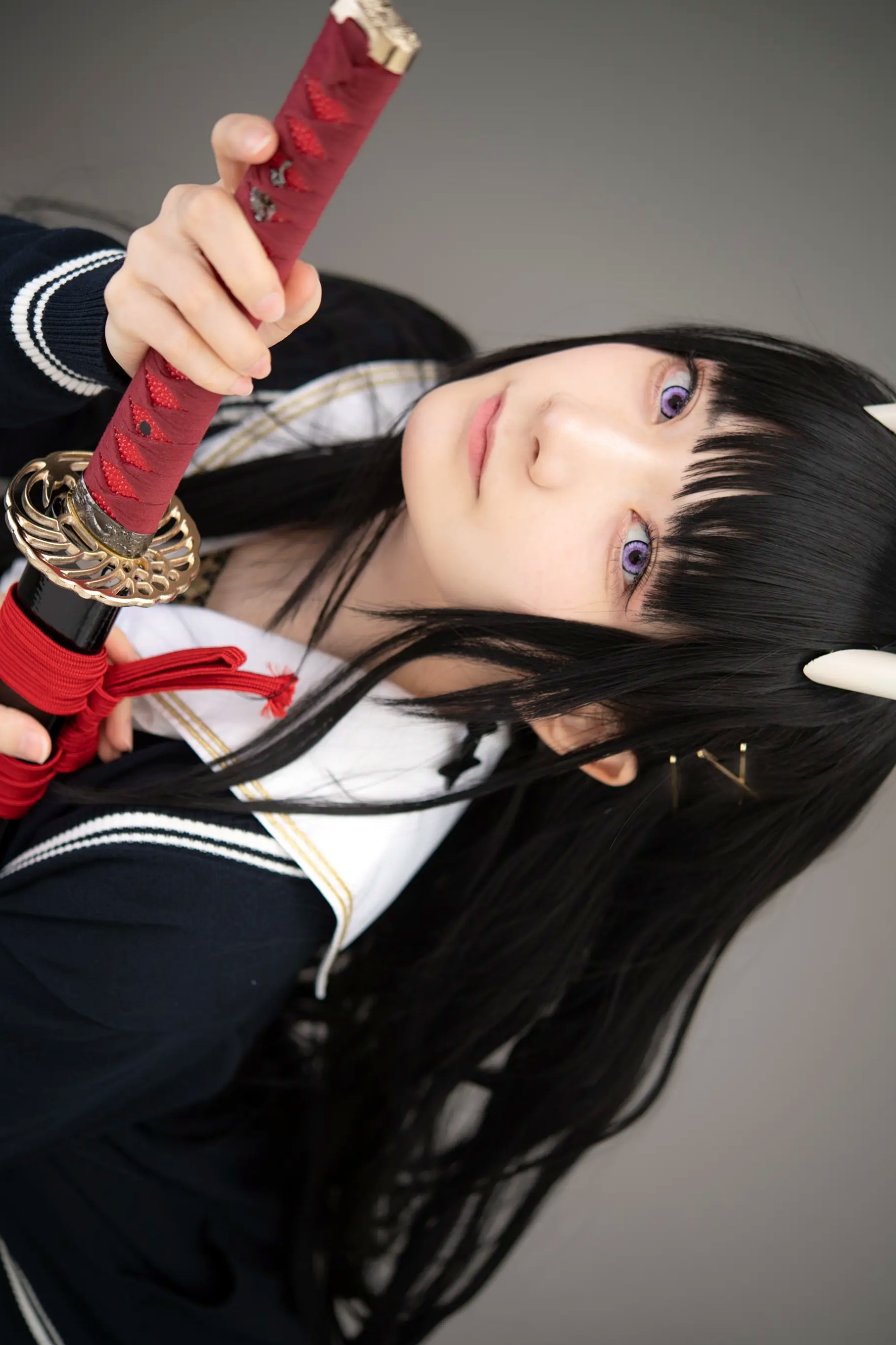 (Cosplay) Sakurai 尊みを感じて桜井 - 本日着任、能代战力强化请求 碧蓝航线能代黑丝制服COS [186P]