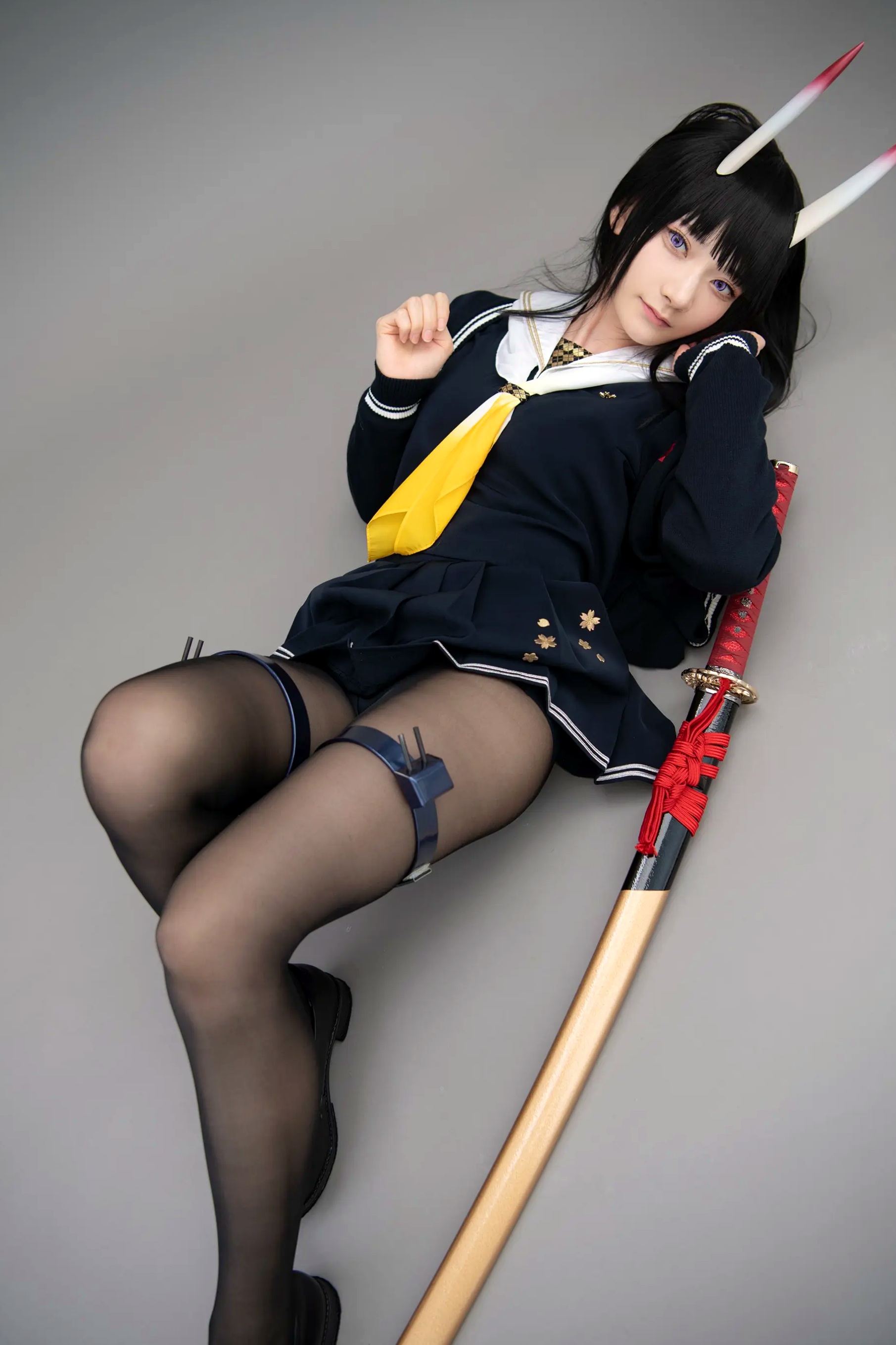 (Cosplay) Sakurai 尊みを感じて桜井 - 本日着任、能代战力强化请求 碧蓝航线能代黑丝制服COS [186P]