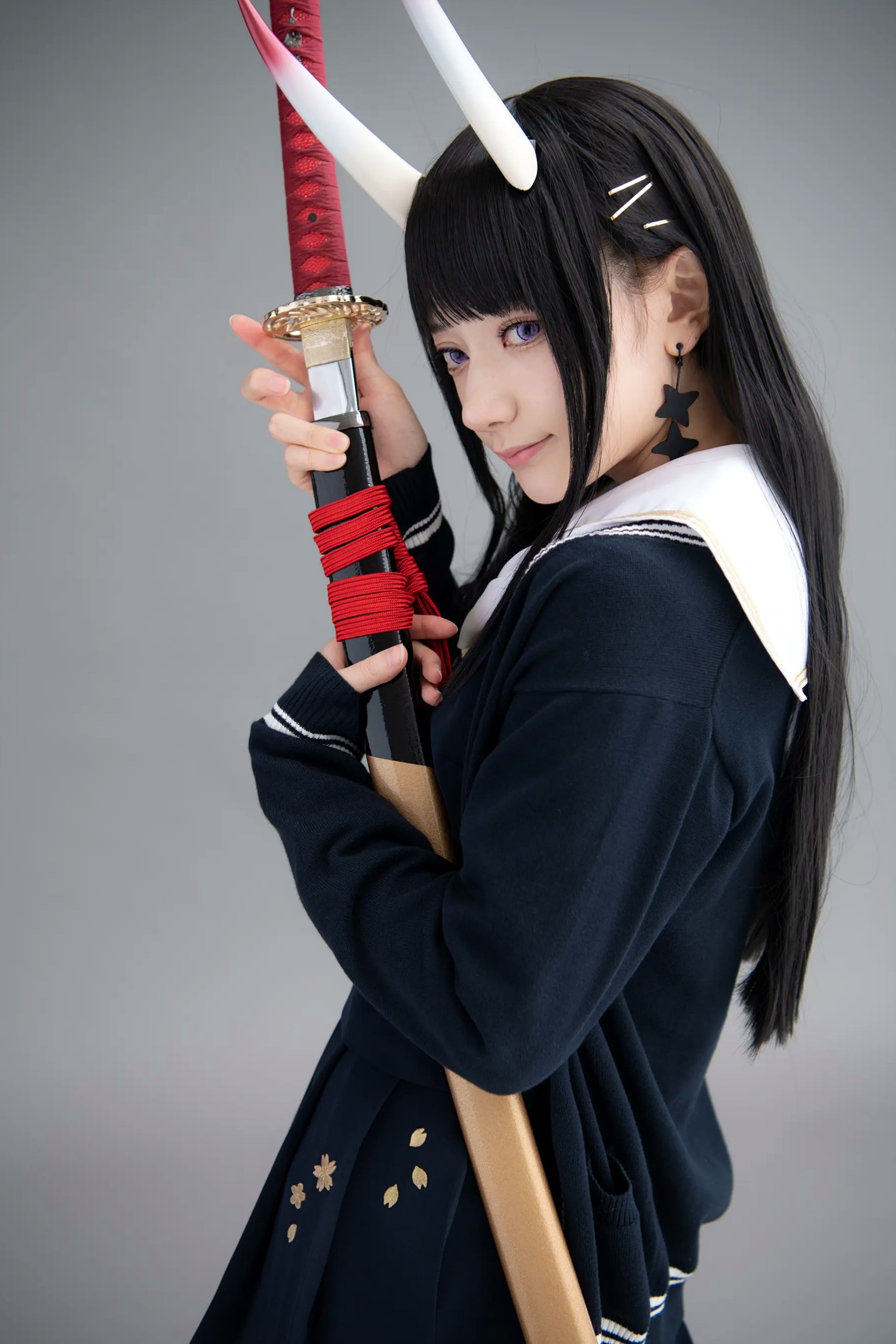 (Cosplay) Sakurai 尊みを感じて桜井 - 本日着任、能代战力强化请求 碧蓝航线能代黑丝制服COS [186P]