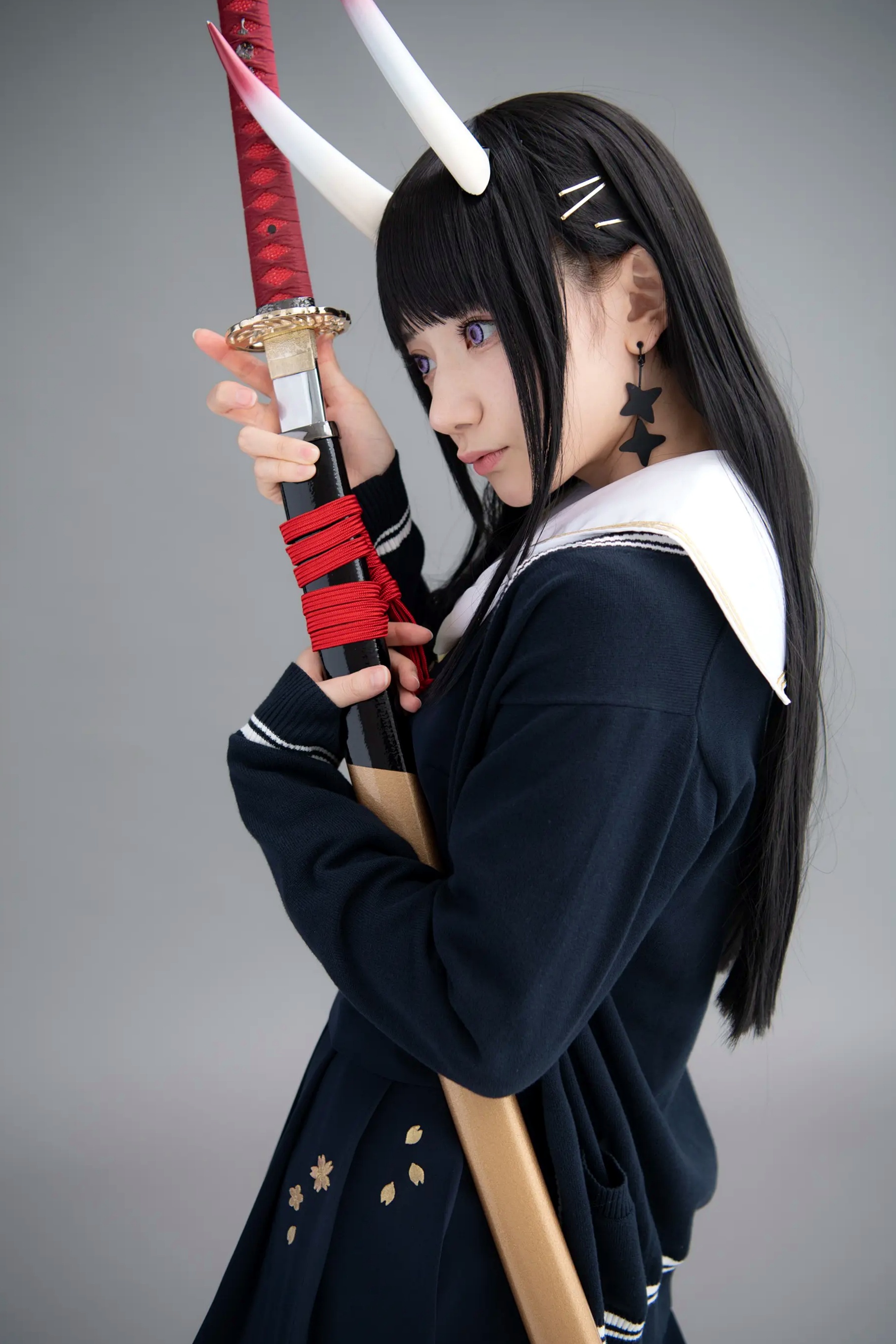 (Cosplay) Sakurai 尊みを感じて桜井 - 本日着任、能代战力强化请求 碧蓝航线能代黑丝制服COS [186P]