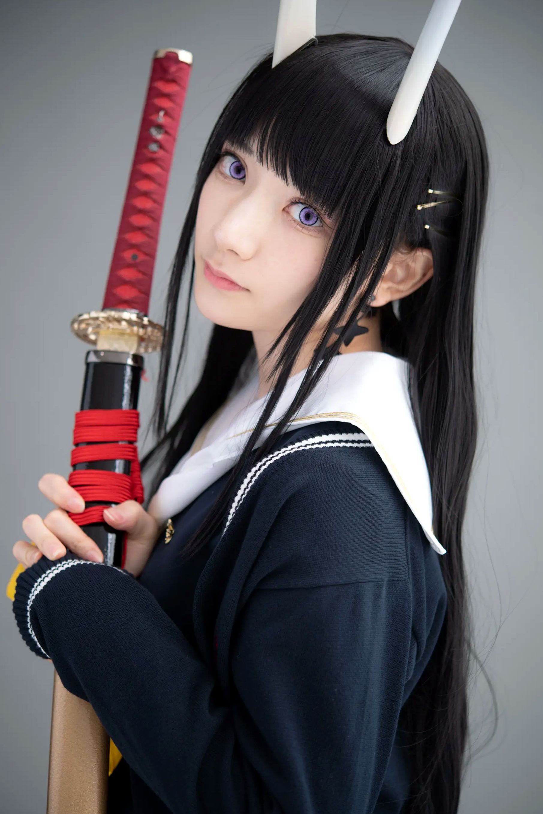 (Cosplay) Sakurai 尊みを感じて桜井 - 本日着任、能代战力强化请求 碧蓝航线能代黑丝制服COS [186P]
