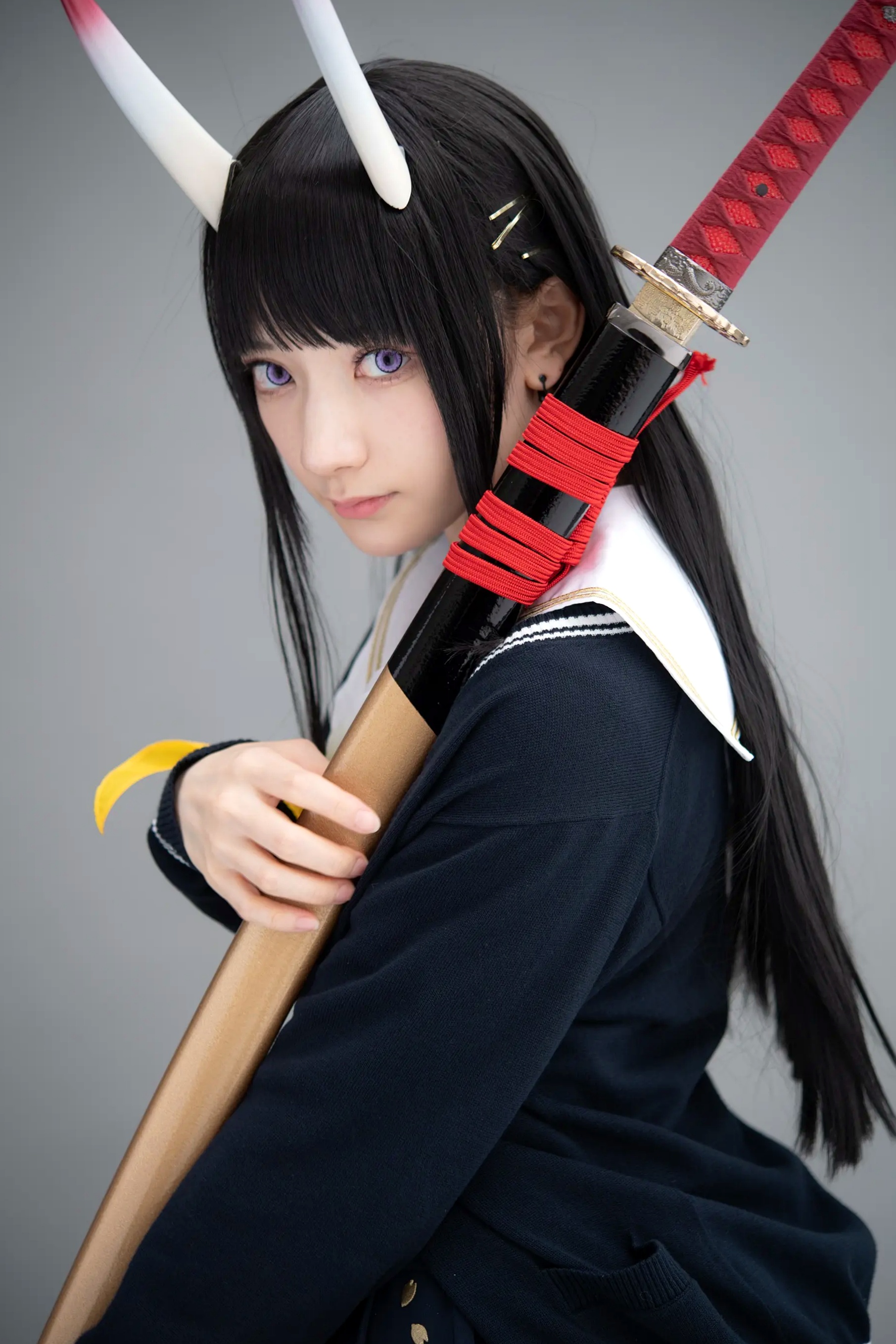(Cosplay) Sakurai 尊みを感じて桜井 - 本日着任、能代战力强化请求 碧蓝航线能代黑丝制服COS [186P]