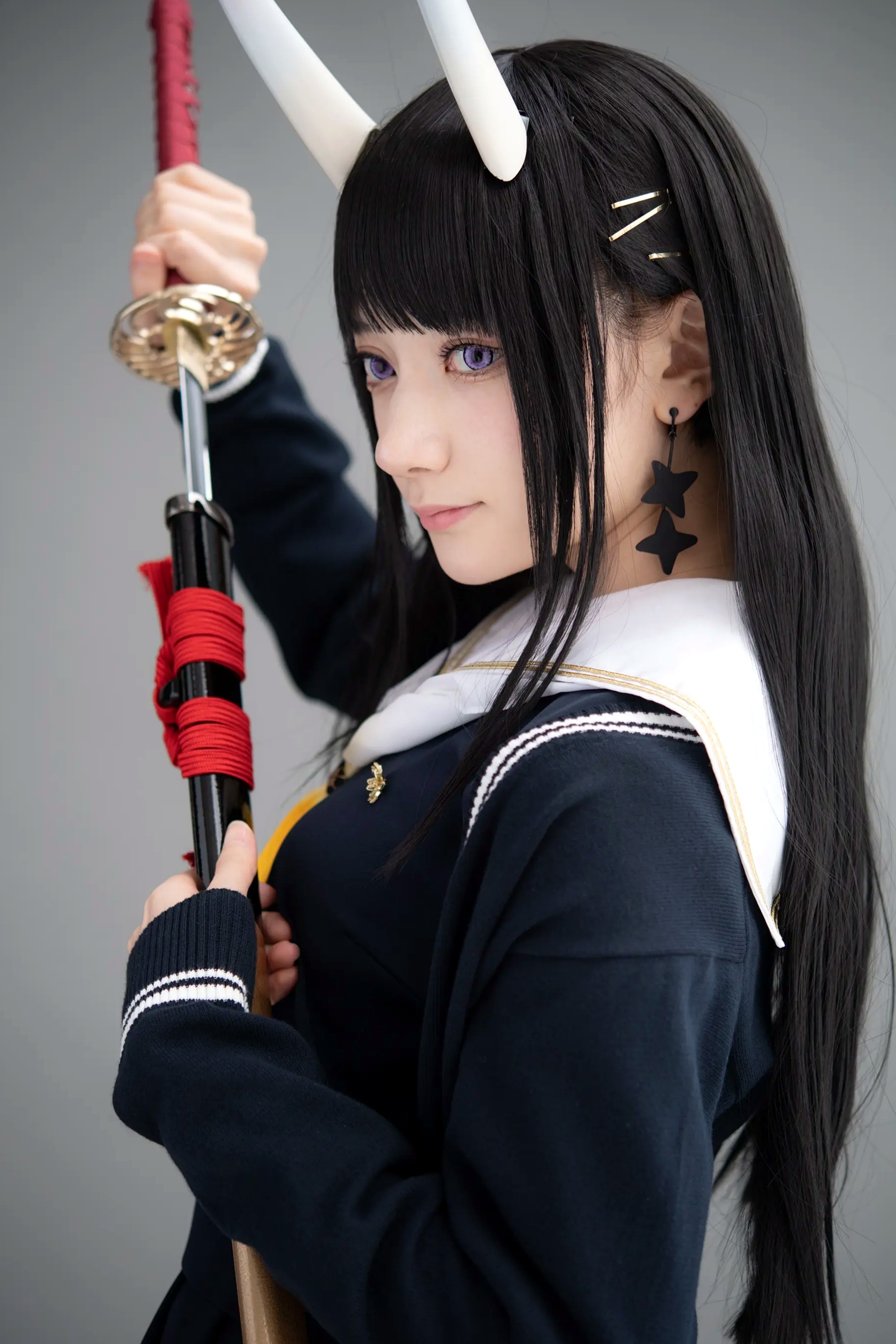 (Cosplay) Sakurai 尊みを感じて桜井 - 本日着任、能代战力强化请求 碧蓝航线能代黑丝制服COS [186P]