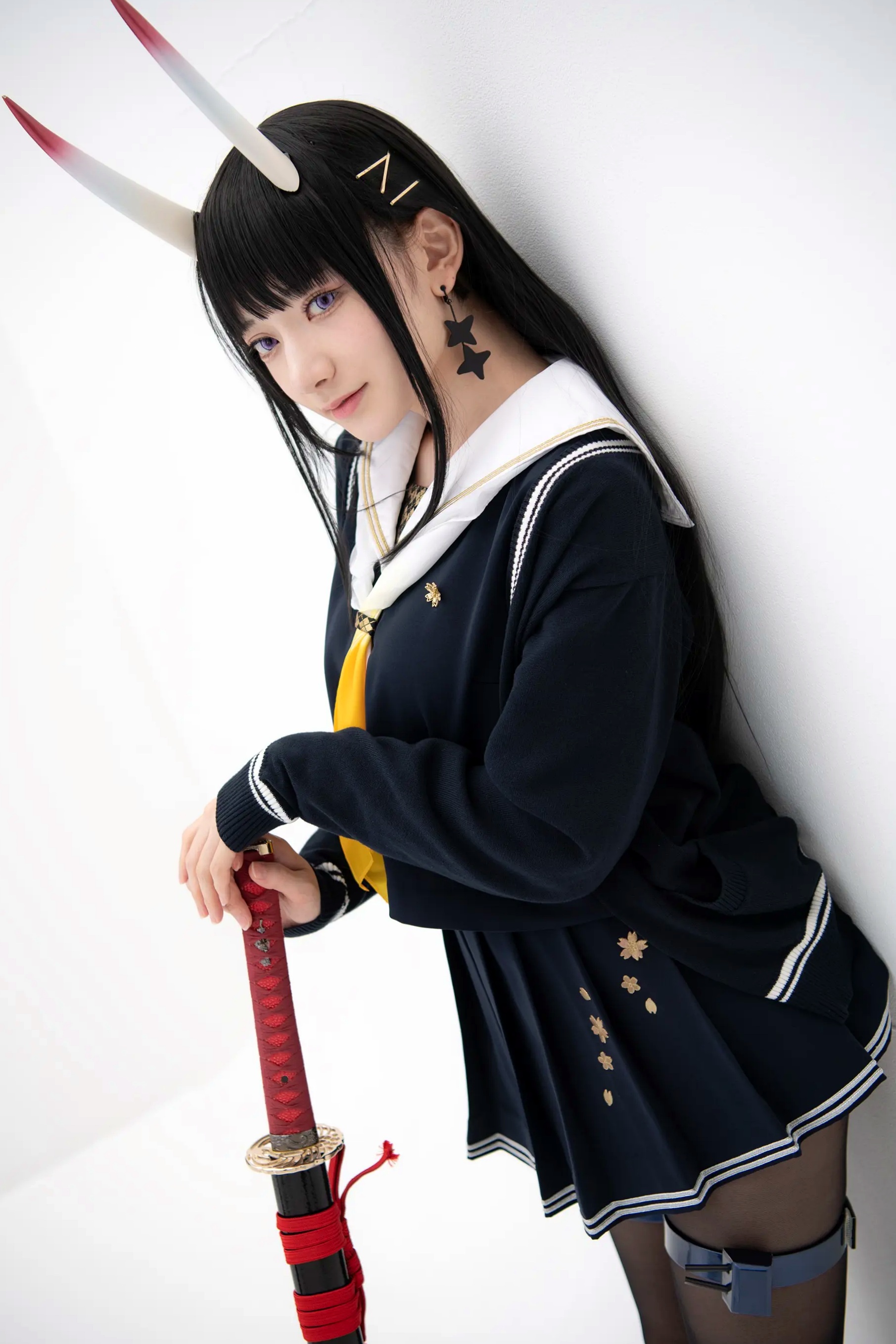 (Cosplay) Sakurai 尊みを感じて桜井 - 本日着任、能代战力强化请求 碧蓝航线能代黑丝制服COS [186P]