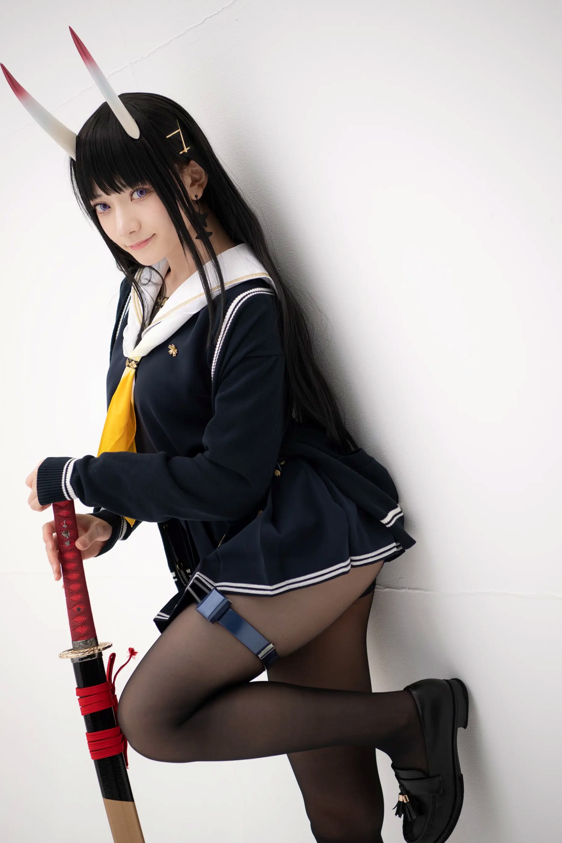 (Cosplay) Sakurai 尊みを感じて桜井 - 本日着任、能代战力强化请求 碧蓝航线能代黑丝制服COS [186P]