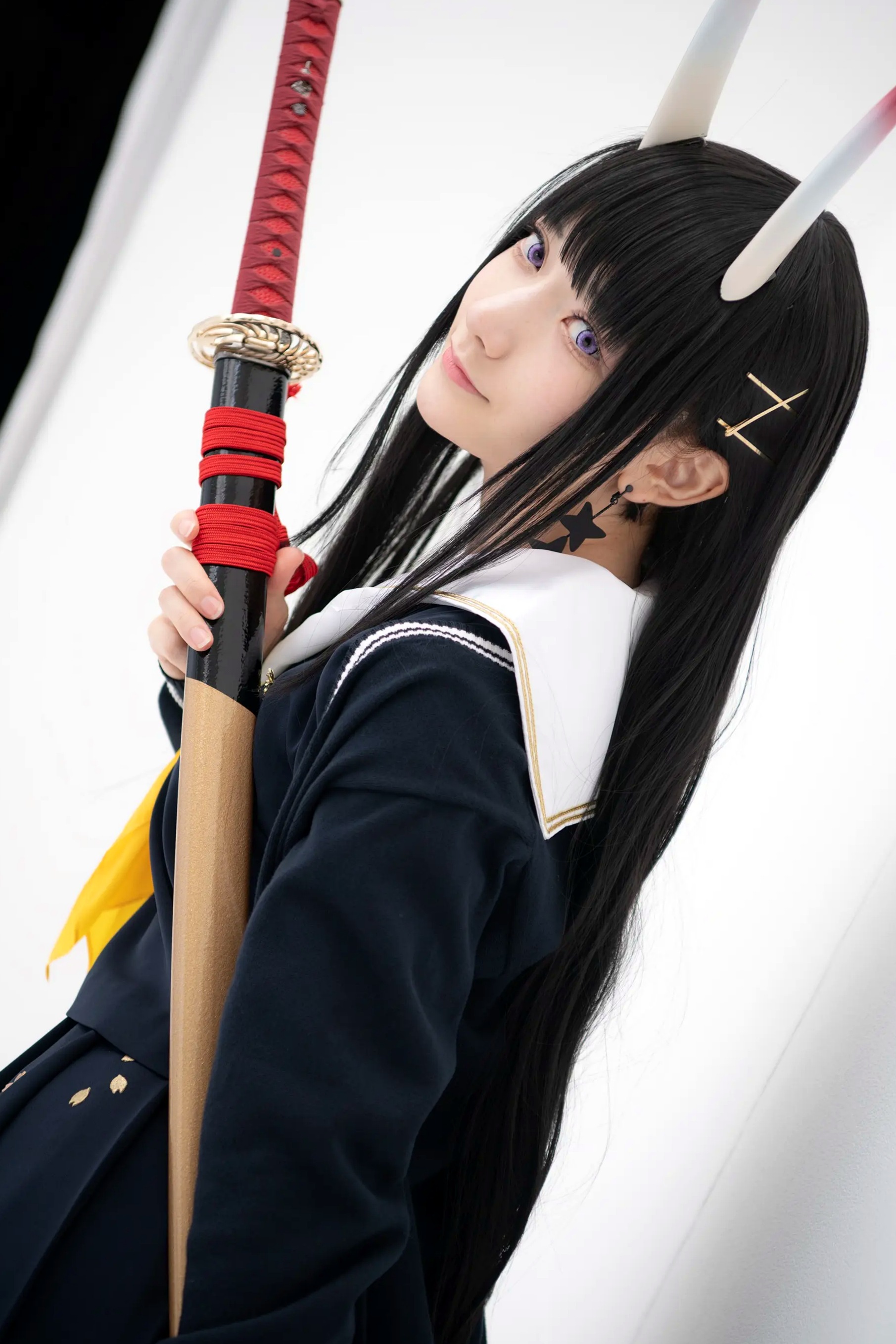 (Cosplay) Sakurai 尊みを感じて桜井 - 本日着任、能代战力强化请求 碧蓝航线能代黑丝制服COS [186P]