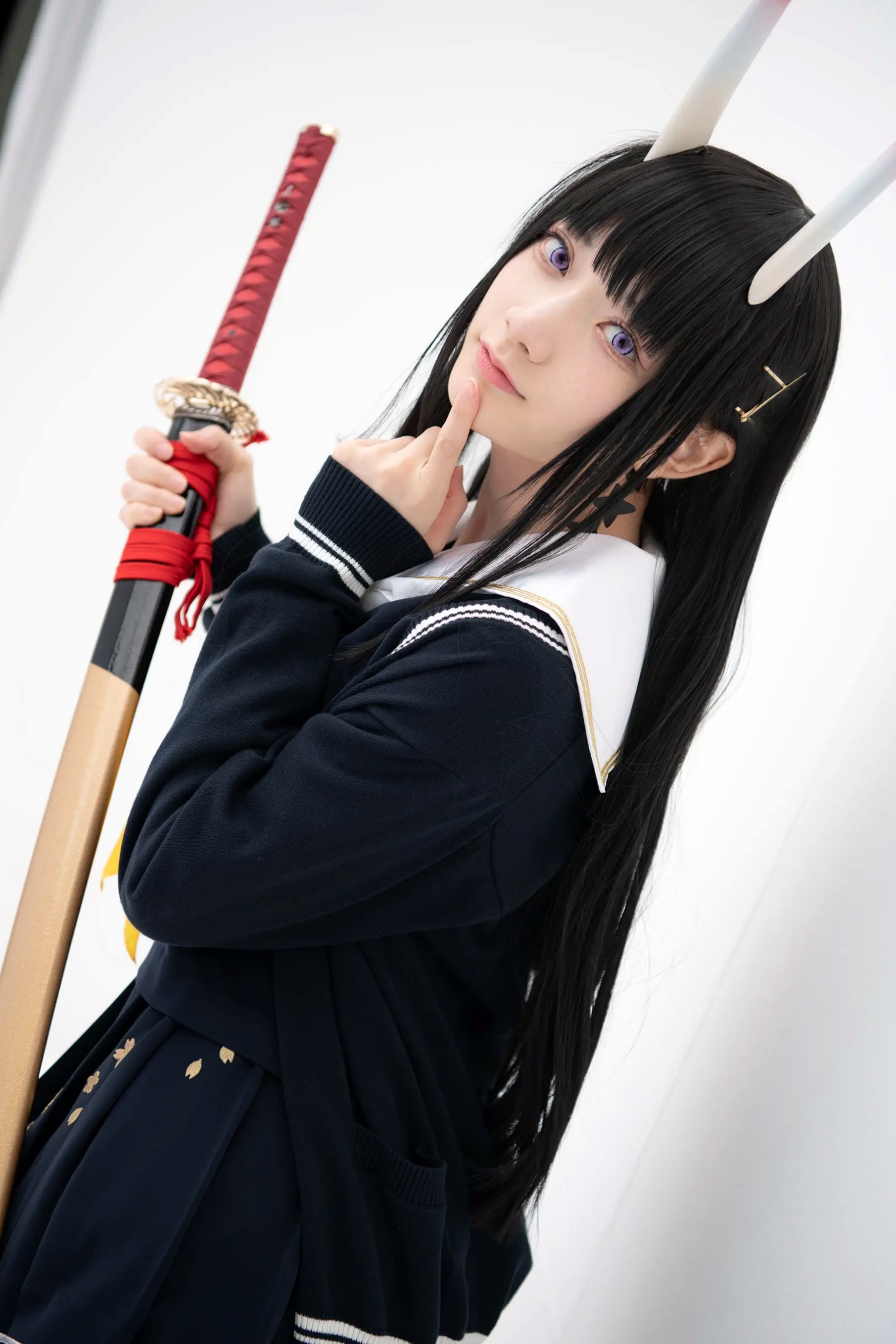 (Cosplay) Sakurai 尊みを感じて桜井 - 本日着任、能代战力强化请求 碧蓝航线能代黑丝制服COS [186P]