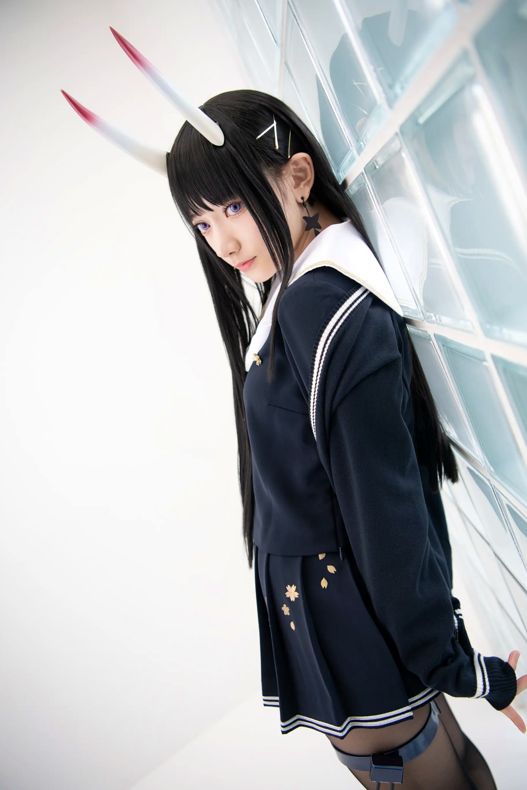 (Cosplay) Sakurai 尊みを感じて桜井 - 本日着任、能代战力强化请求 碧蓝航线能代黑丝制服COS [186P]