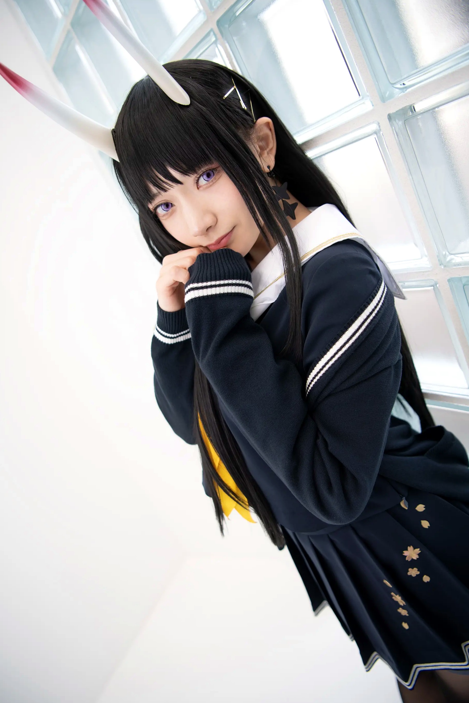(Cosplay) Sakurai 尊みを感じて桜井 - 本日着任、能代战力强化请求 碧蓝航线能代黑丝制服COS [186P]